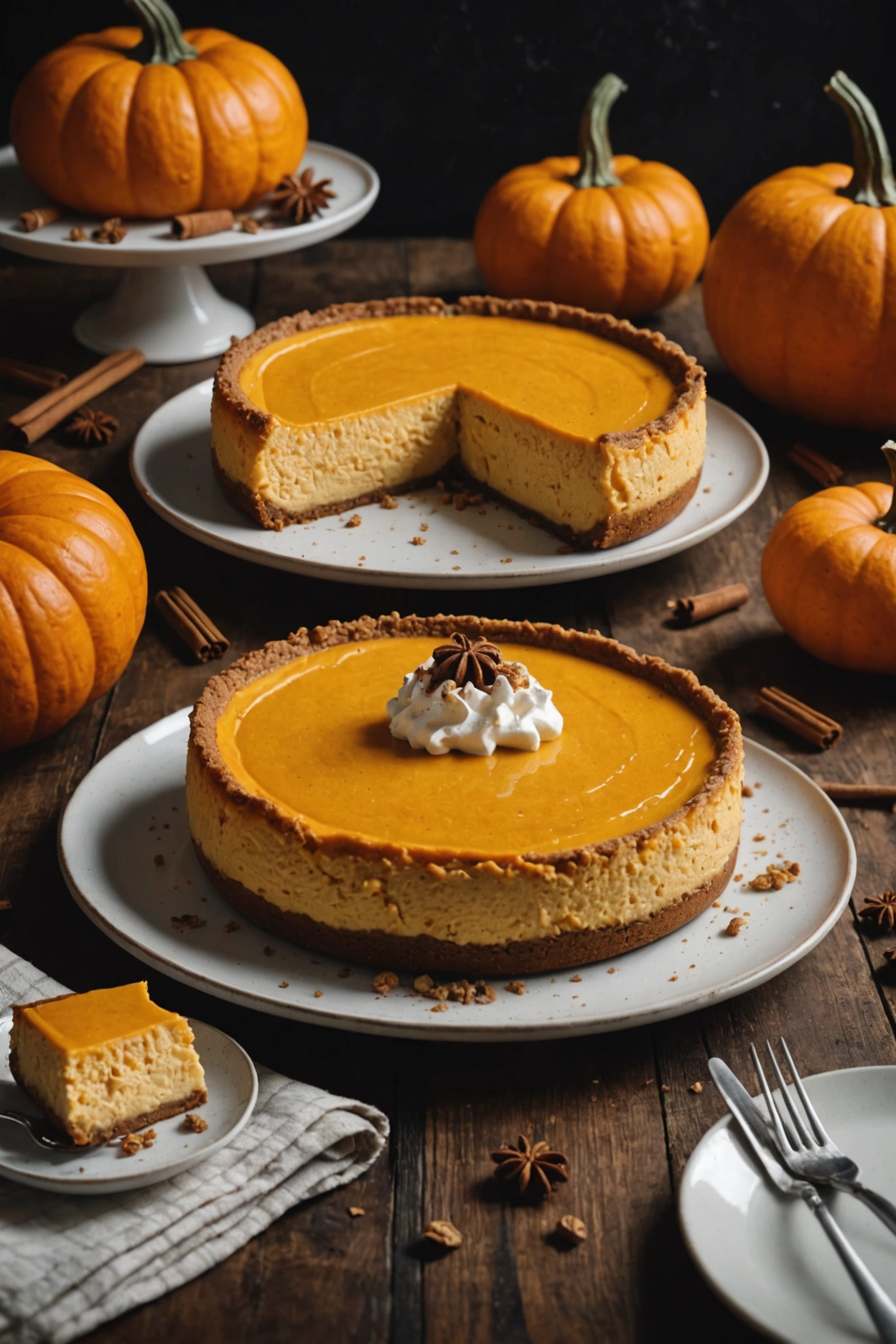 5. Pumpkin Cottage Cheese Cheesecake