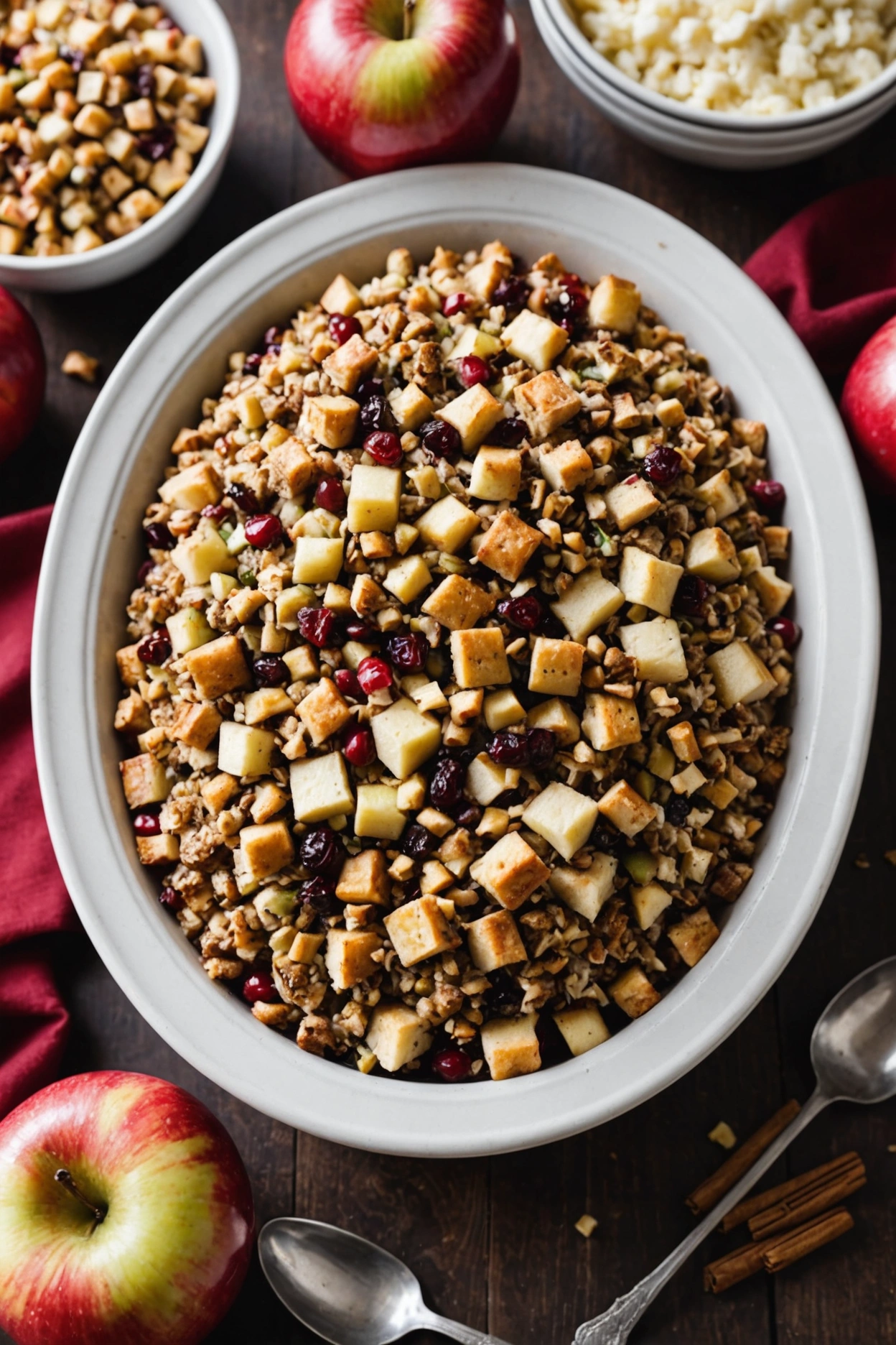 6. Apple and Cranberry Stuffing