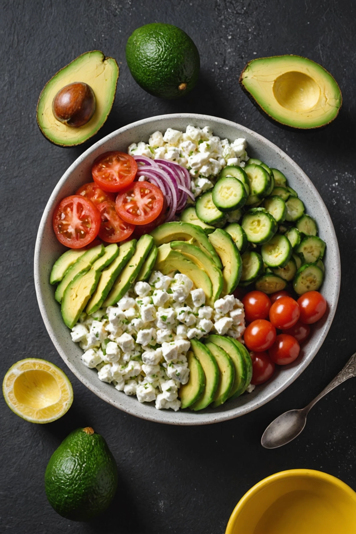 6. Cottage Cheese and Avocado Salad