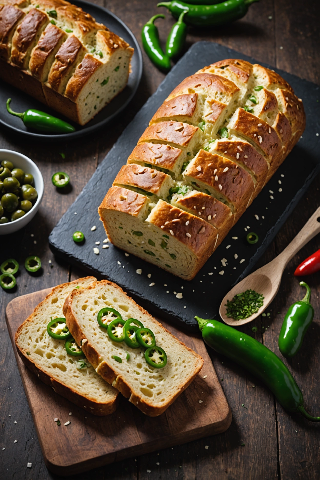 6. Jalapeno Asiago Bread