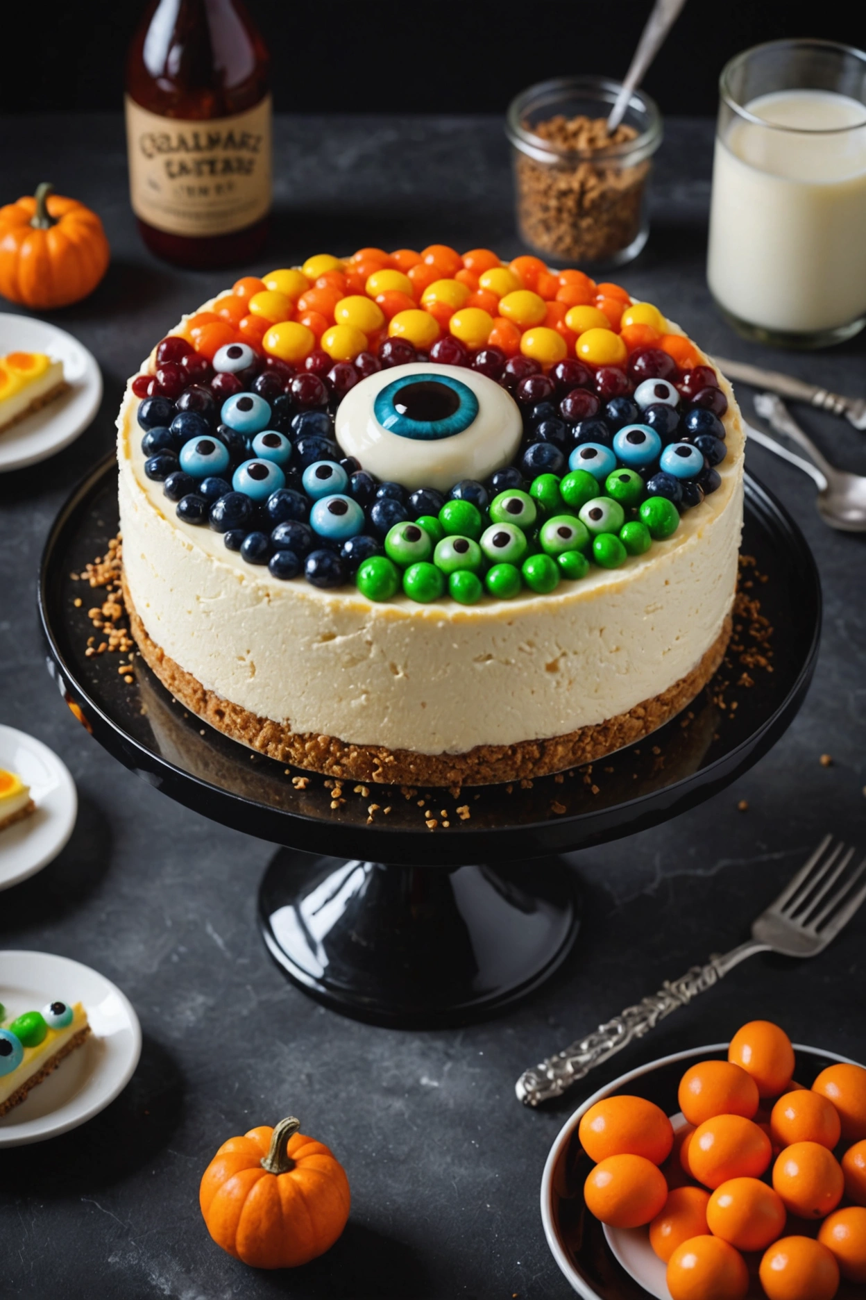 6. Monster Eye Cheesecake