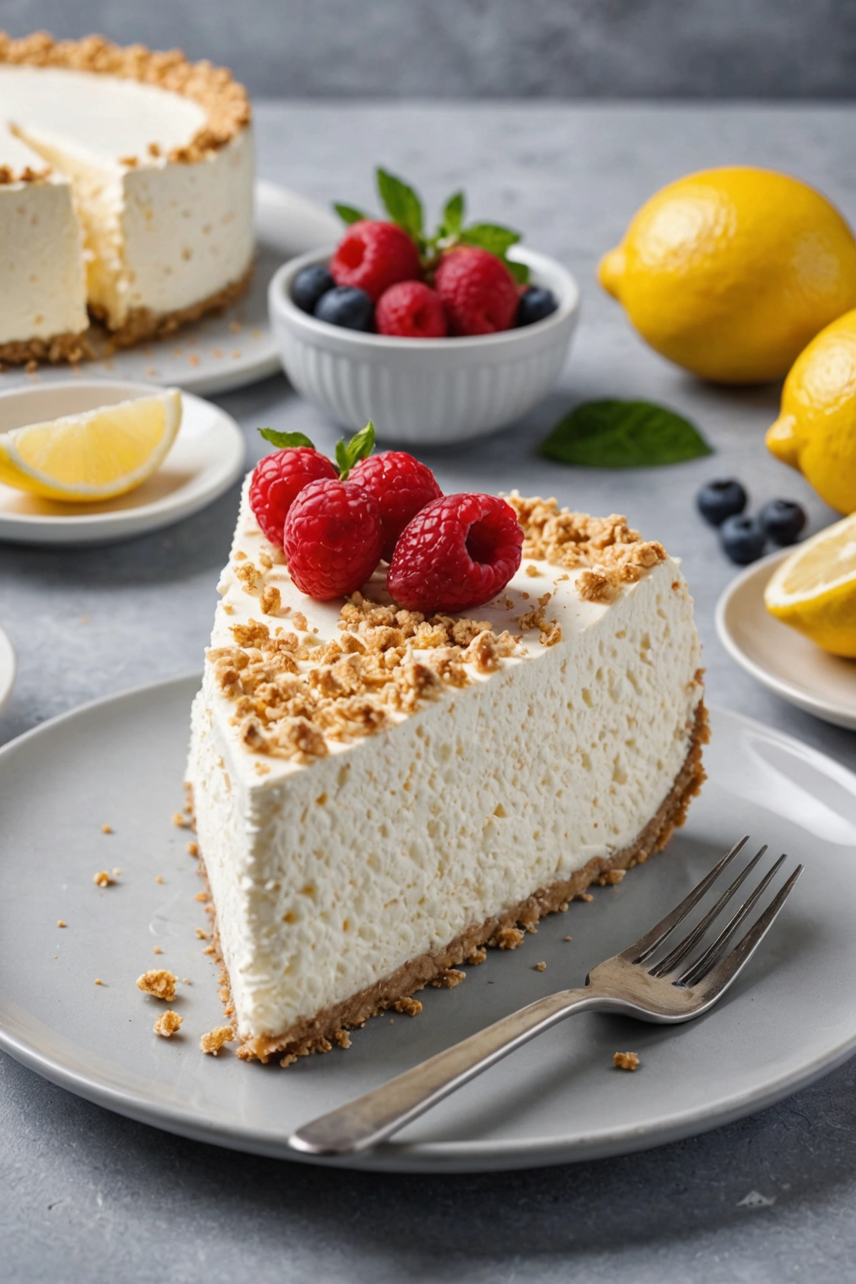 6. No-Bake Cottage Cheese Cheesecake