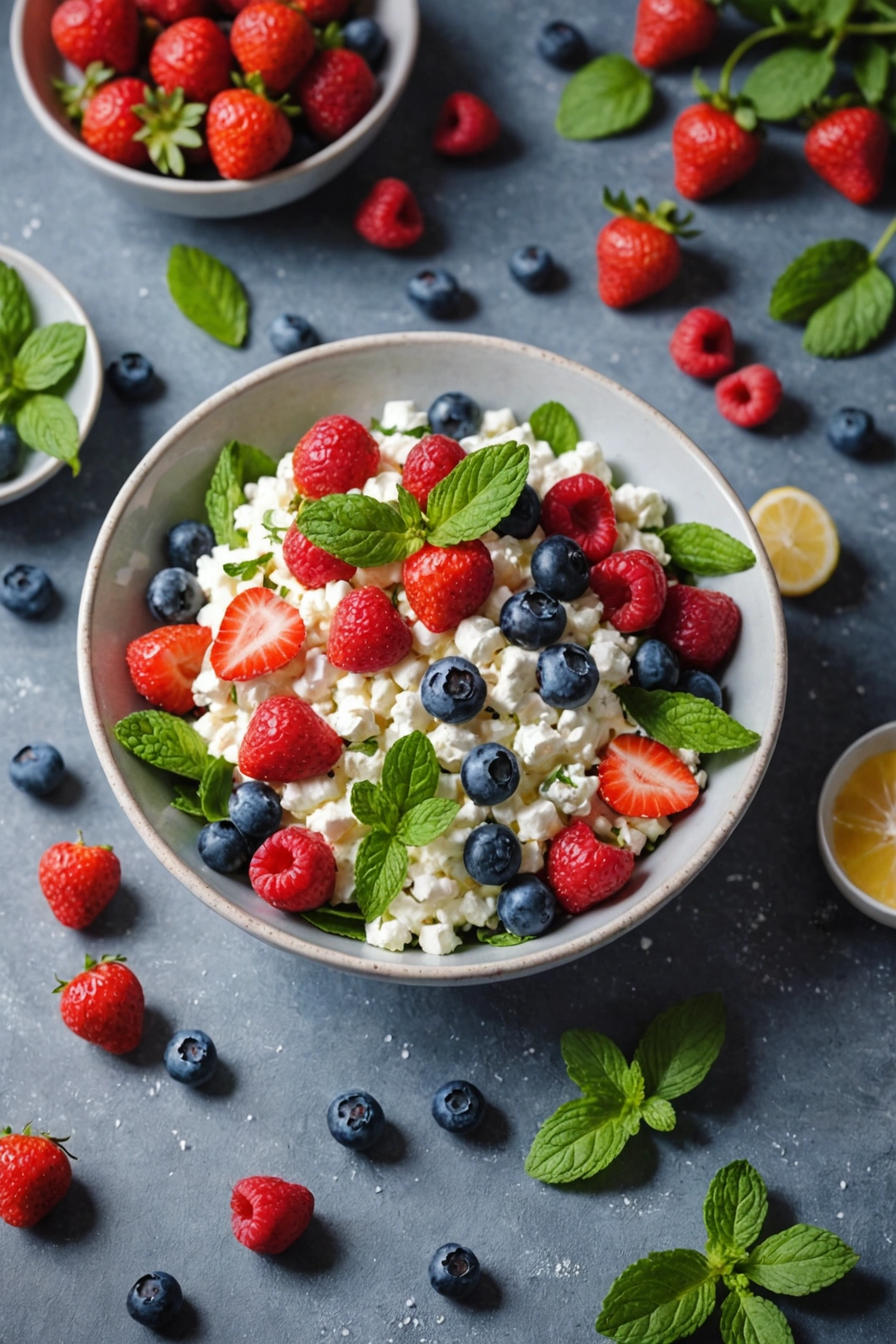 7. Cottage Cheese and Berry Salad