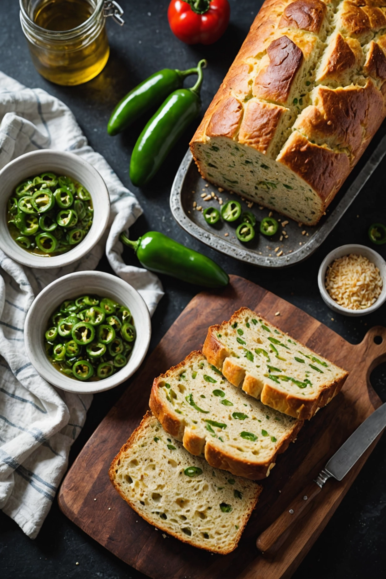 7. Jalapeno Herb Bread