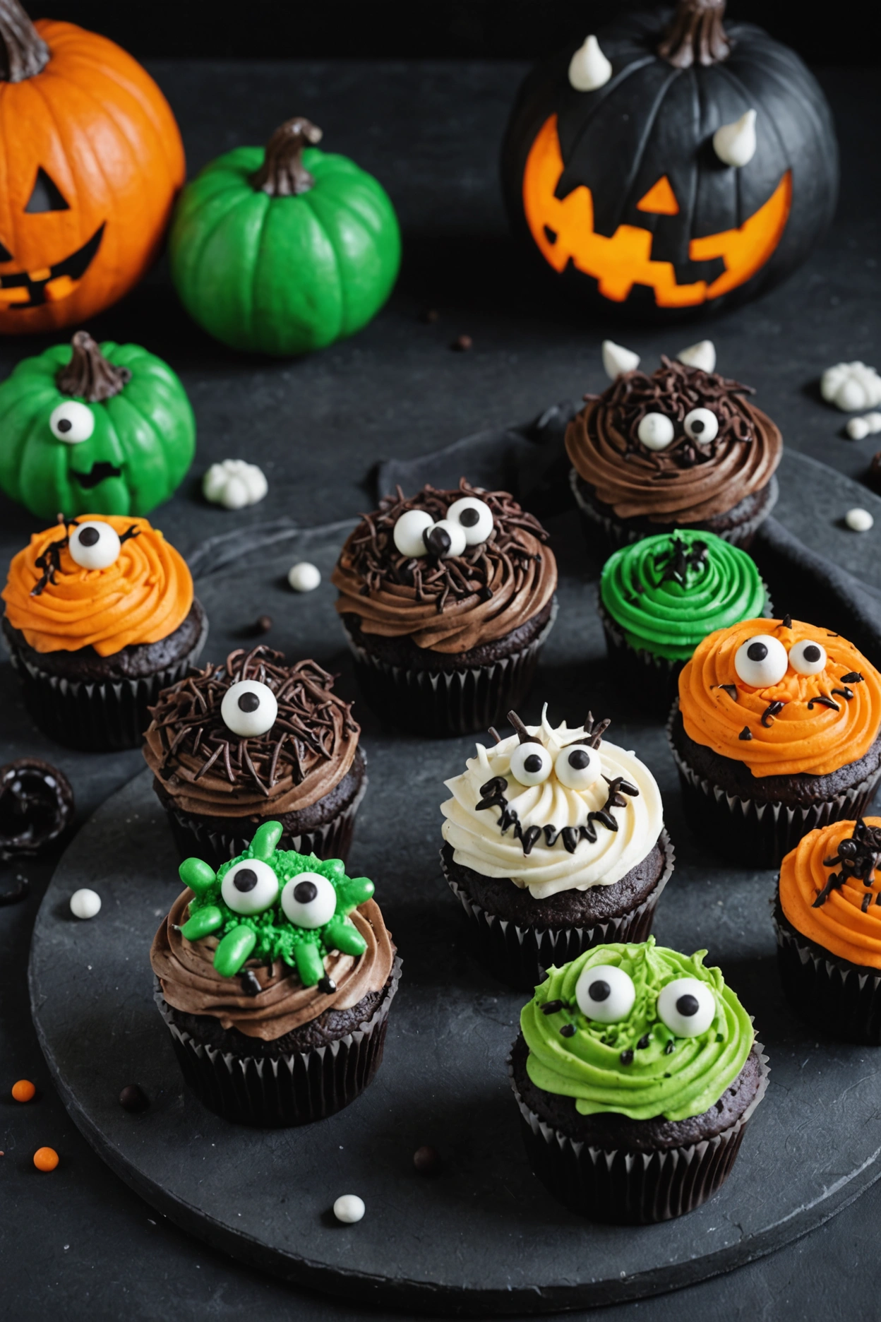 7. Monster Mash Cupcakes