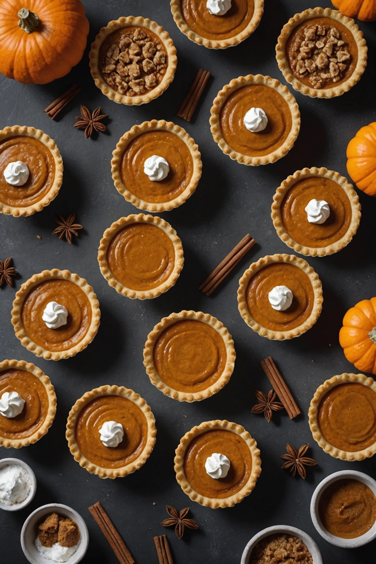 8. Mini Pumpkin Pies