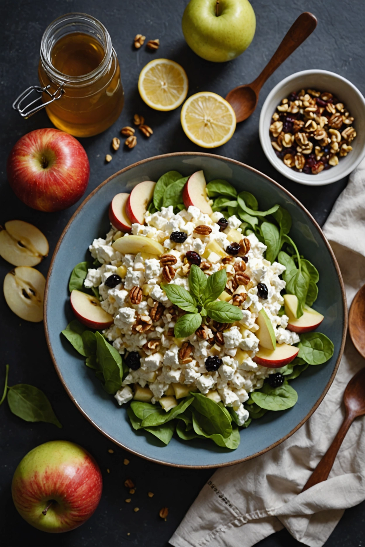 9. Cottage Cheese and Apple Salad