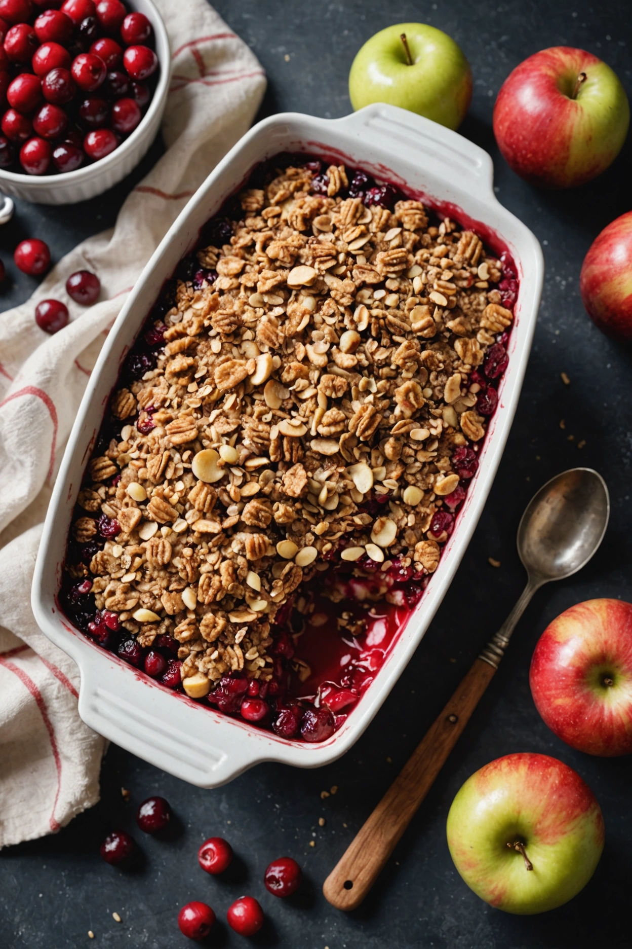 9. Cranberry Apple Crisp