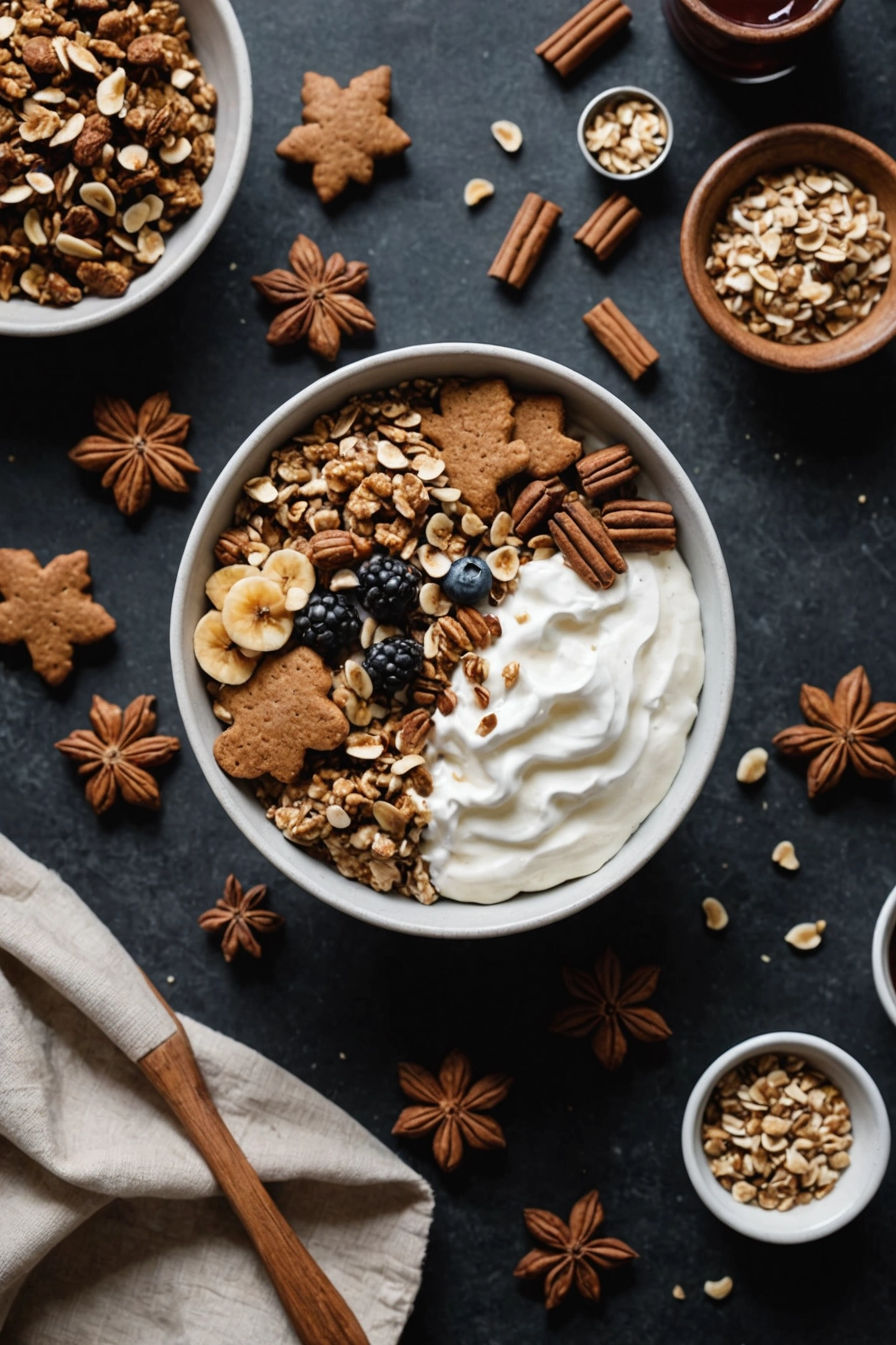 9. Gingerbread Yogurt Bowl