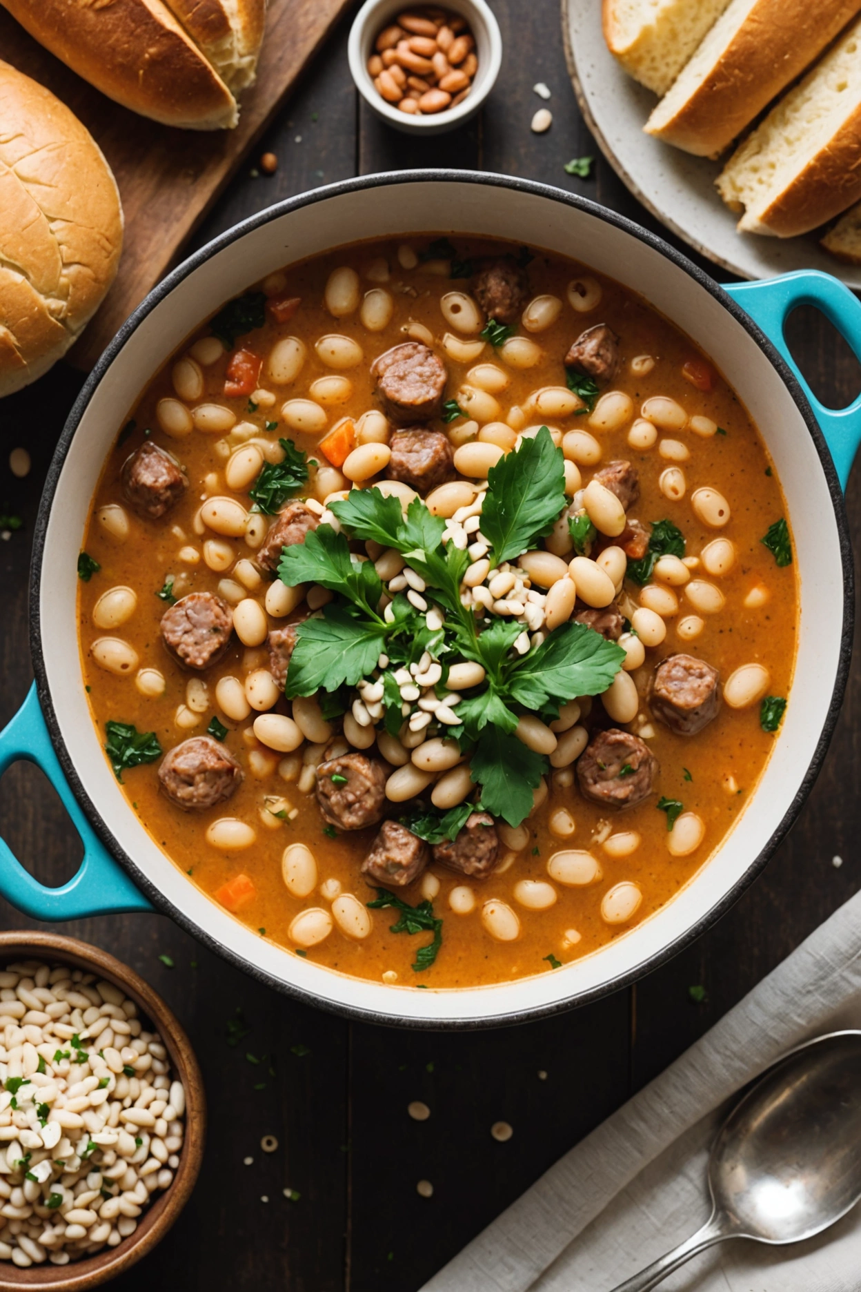 9. Sausage and White Bean Soup