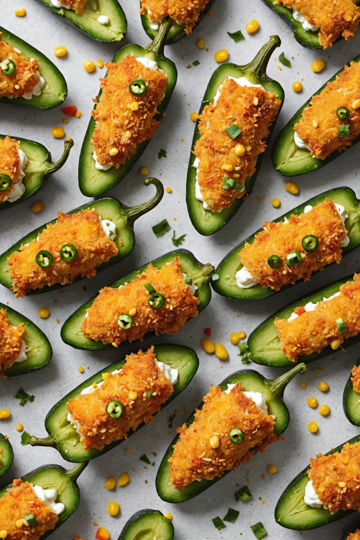 9. Veggie-Stuffed Jalapeno Poppers