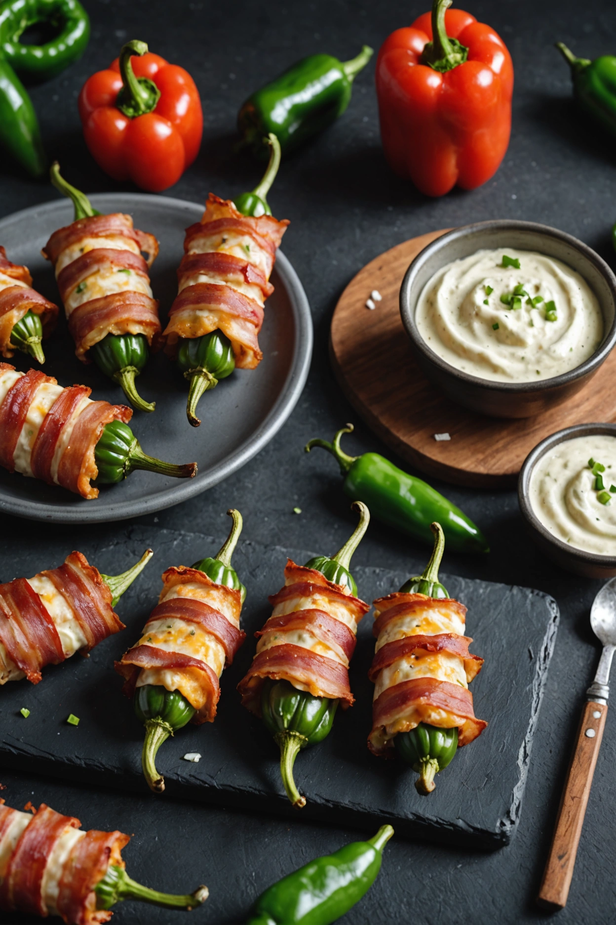 1. Bacon-Wrapped Jalapeño Poppers