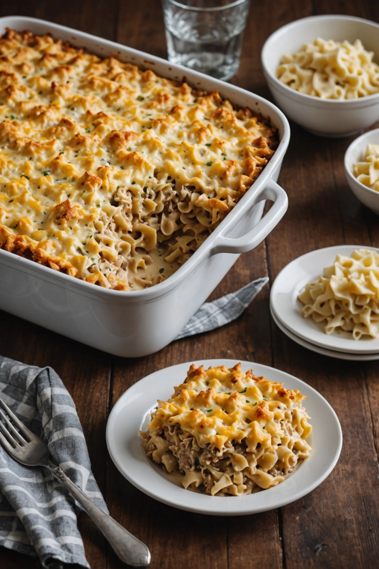 1. Classic Tuna Noodle Casserole