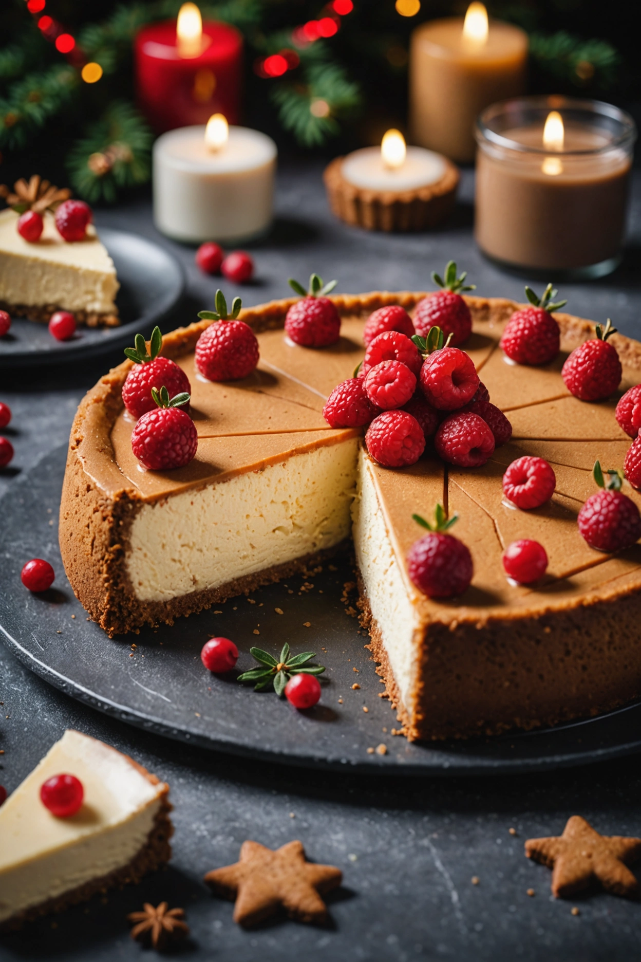 1. Gingerbread Cheesecake