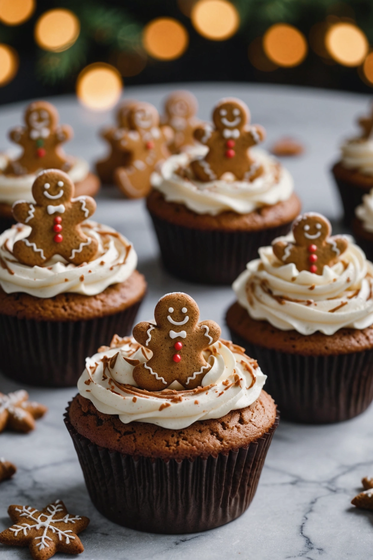 1. Gingerbread Cupcakes