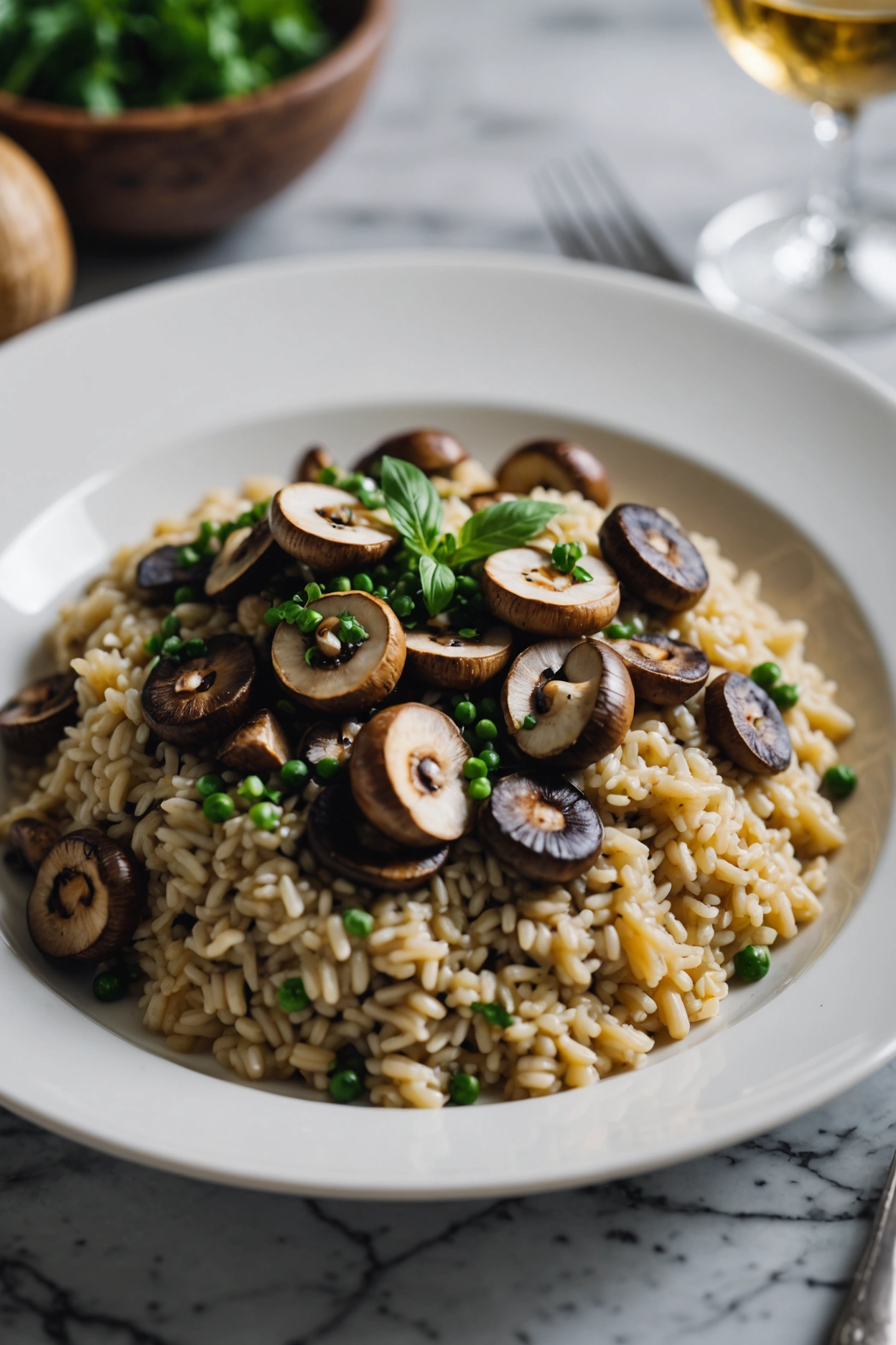 1. Mushroom Risotto