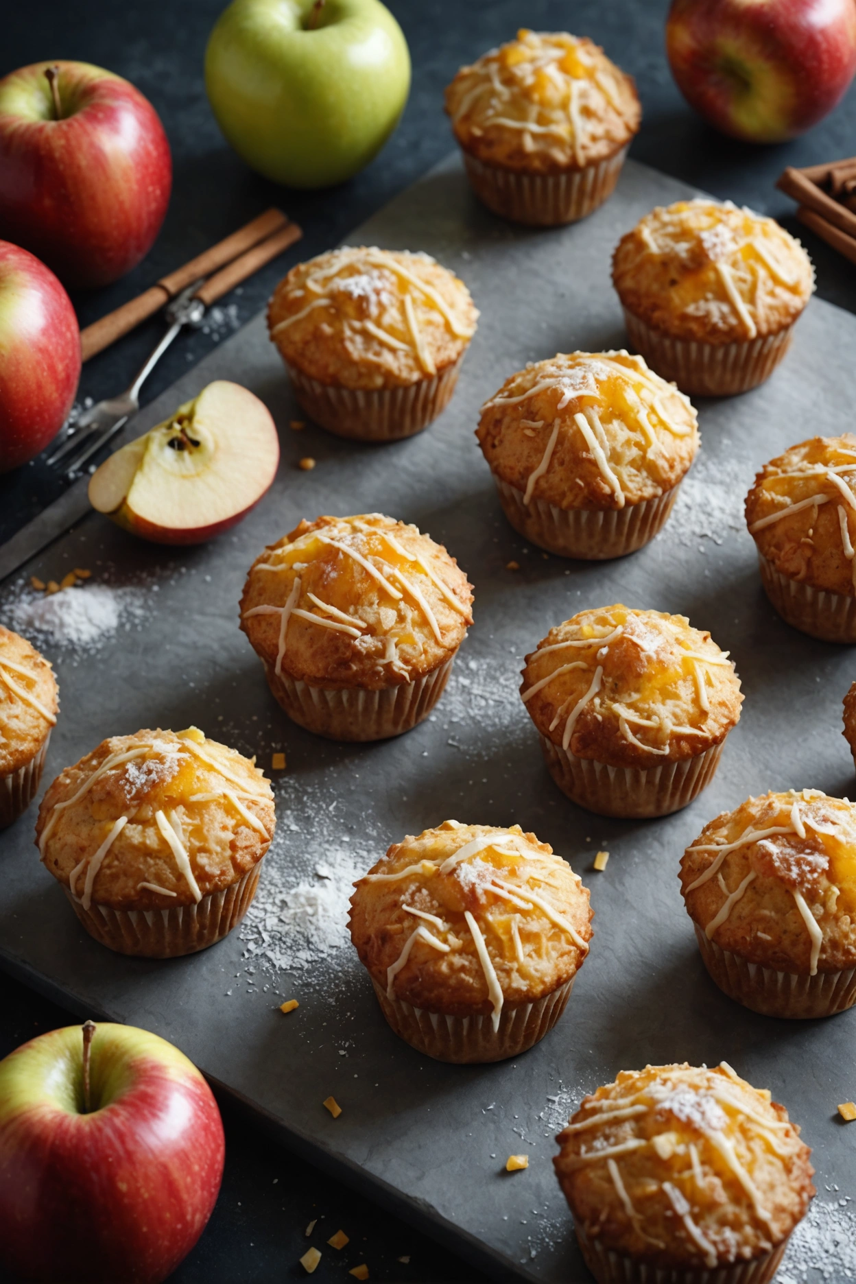 10. Apple Cheddar Muffins