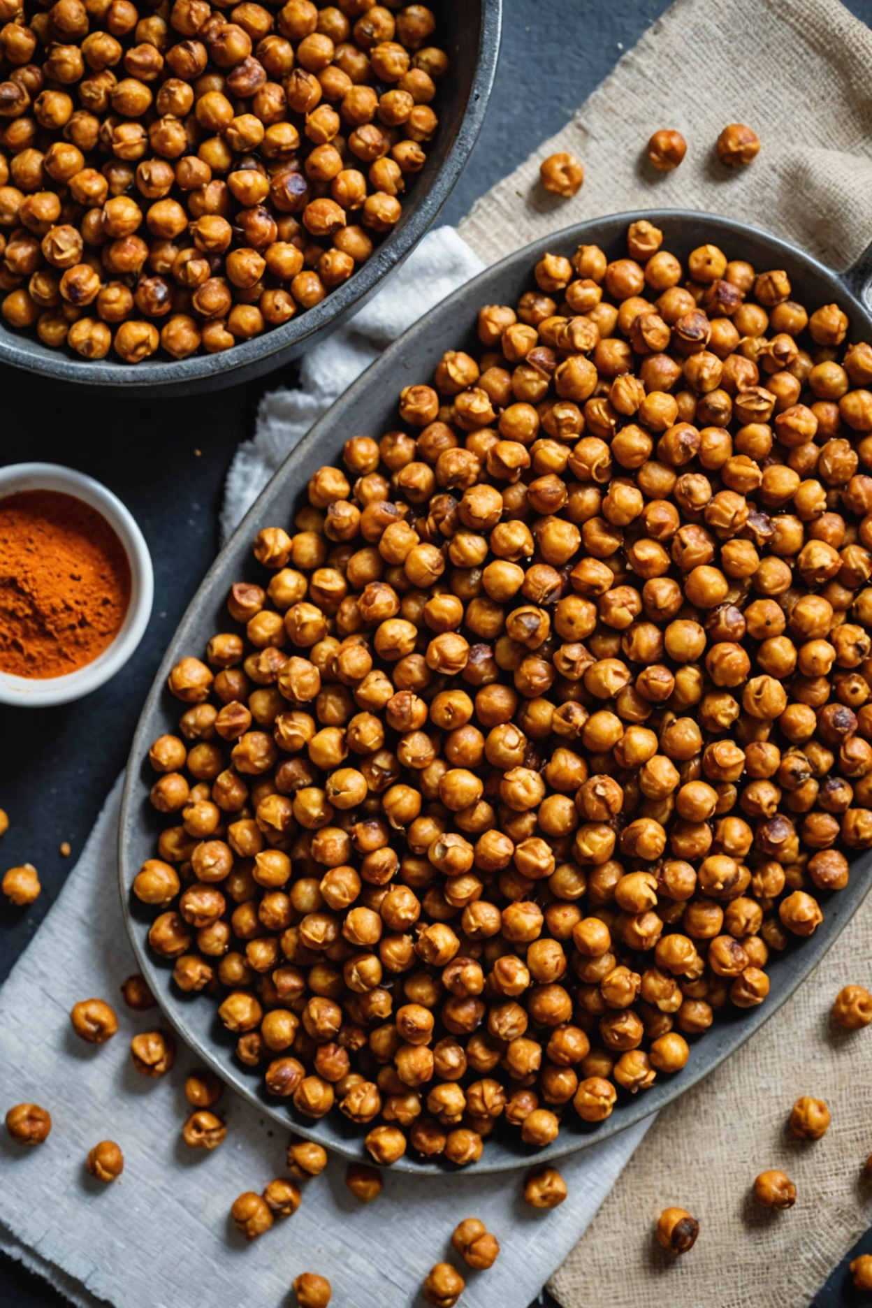 10. Smoked Paprika Roasted Chickpeas