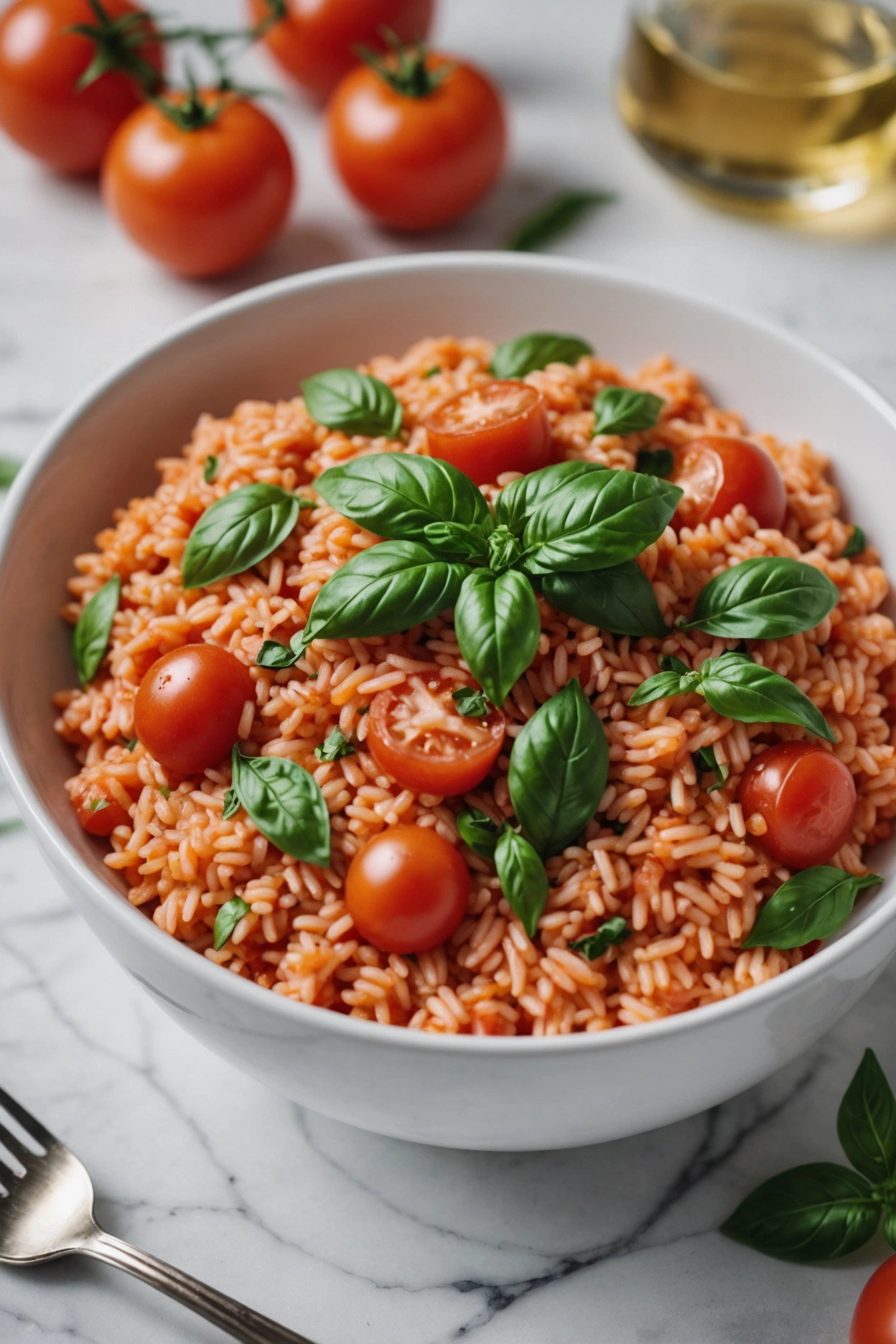 10. Tomato and Basil Risotto