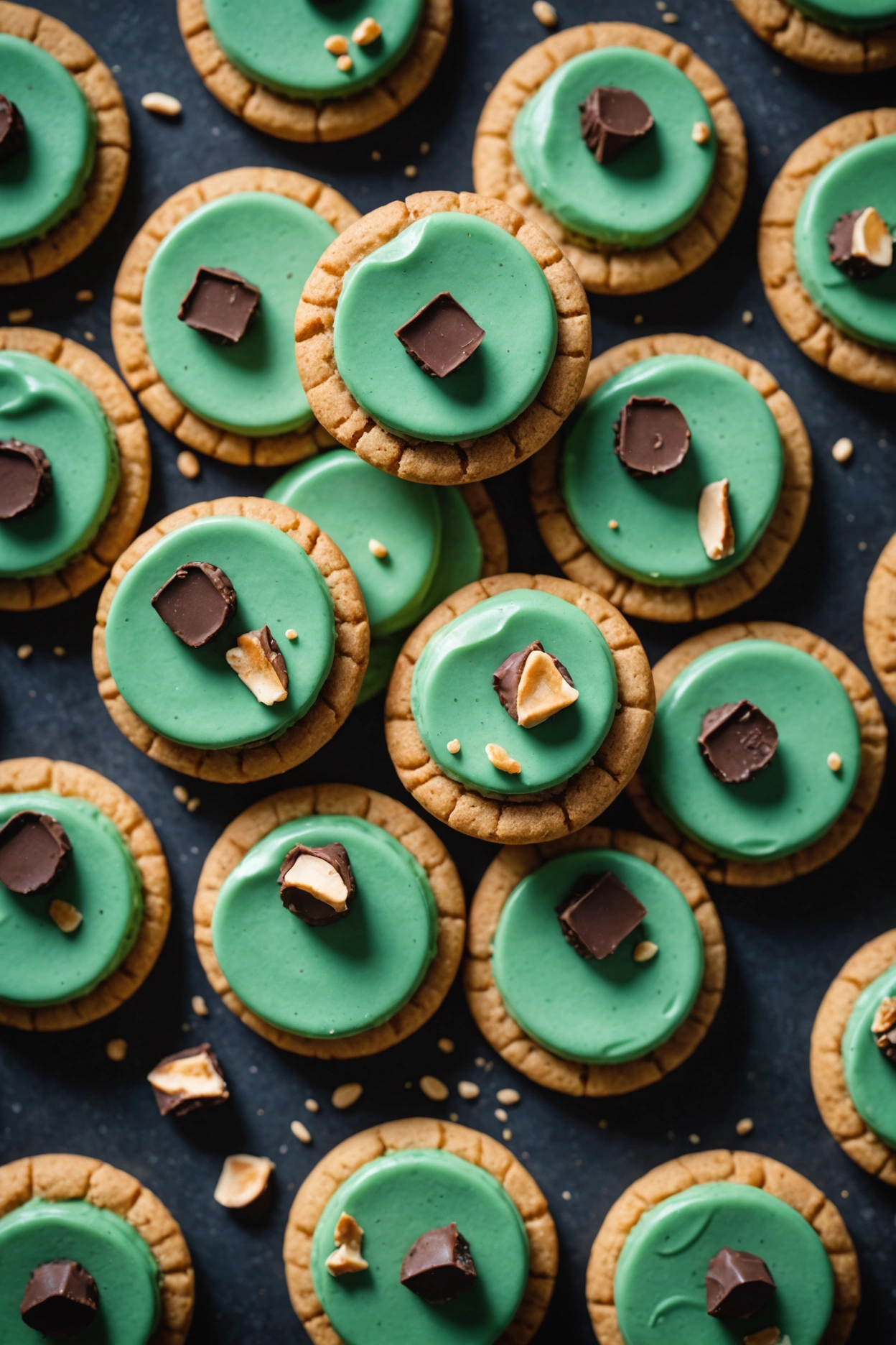 11. Andes Mint Peanut Butter Blossoms