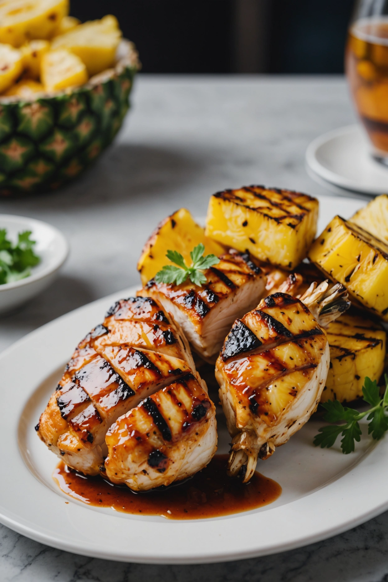 11. Grilled Pineapple Chicken