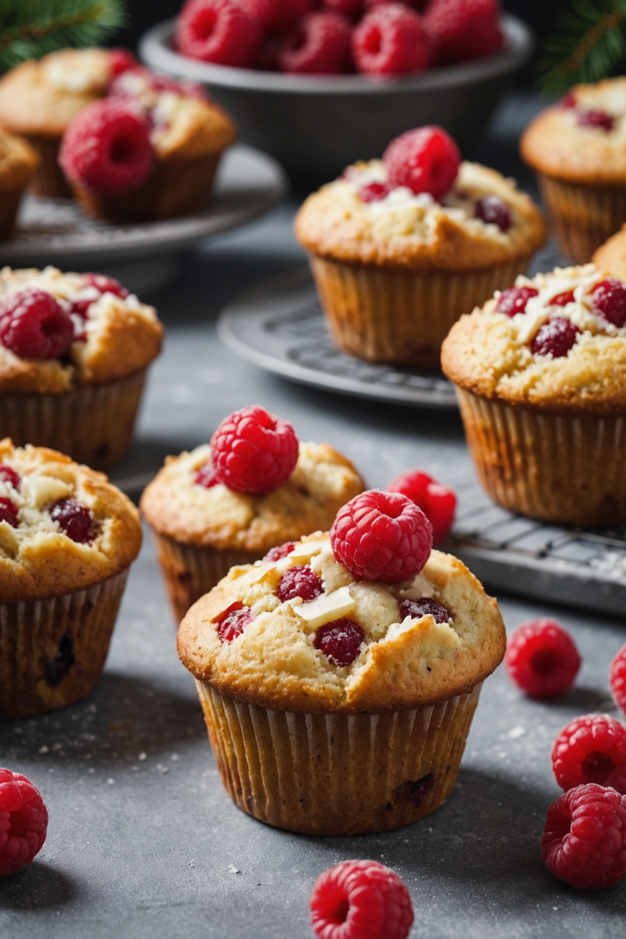 11. Raspberry Vanilla Muffins