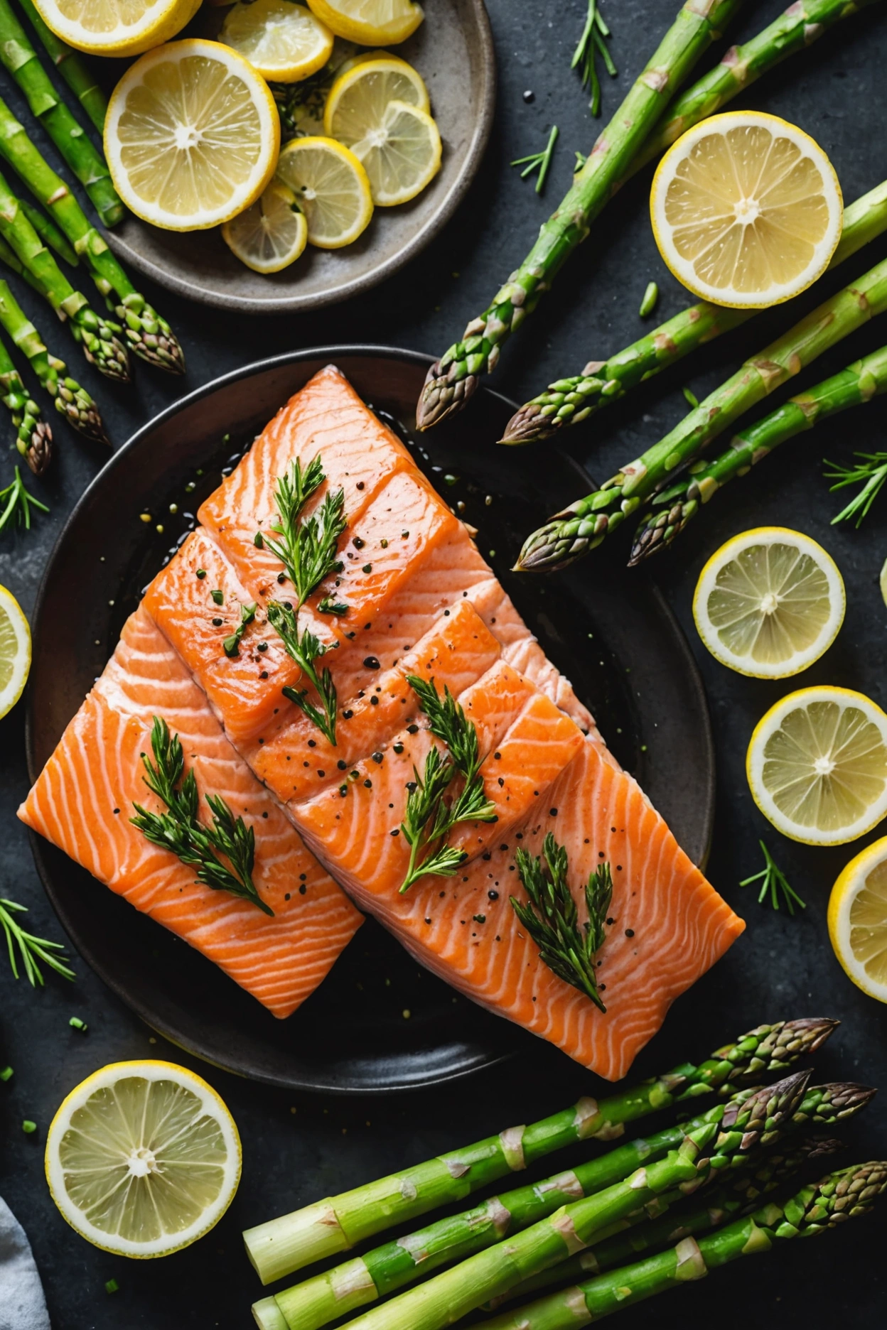 11. Salmon and Asparagus