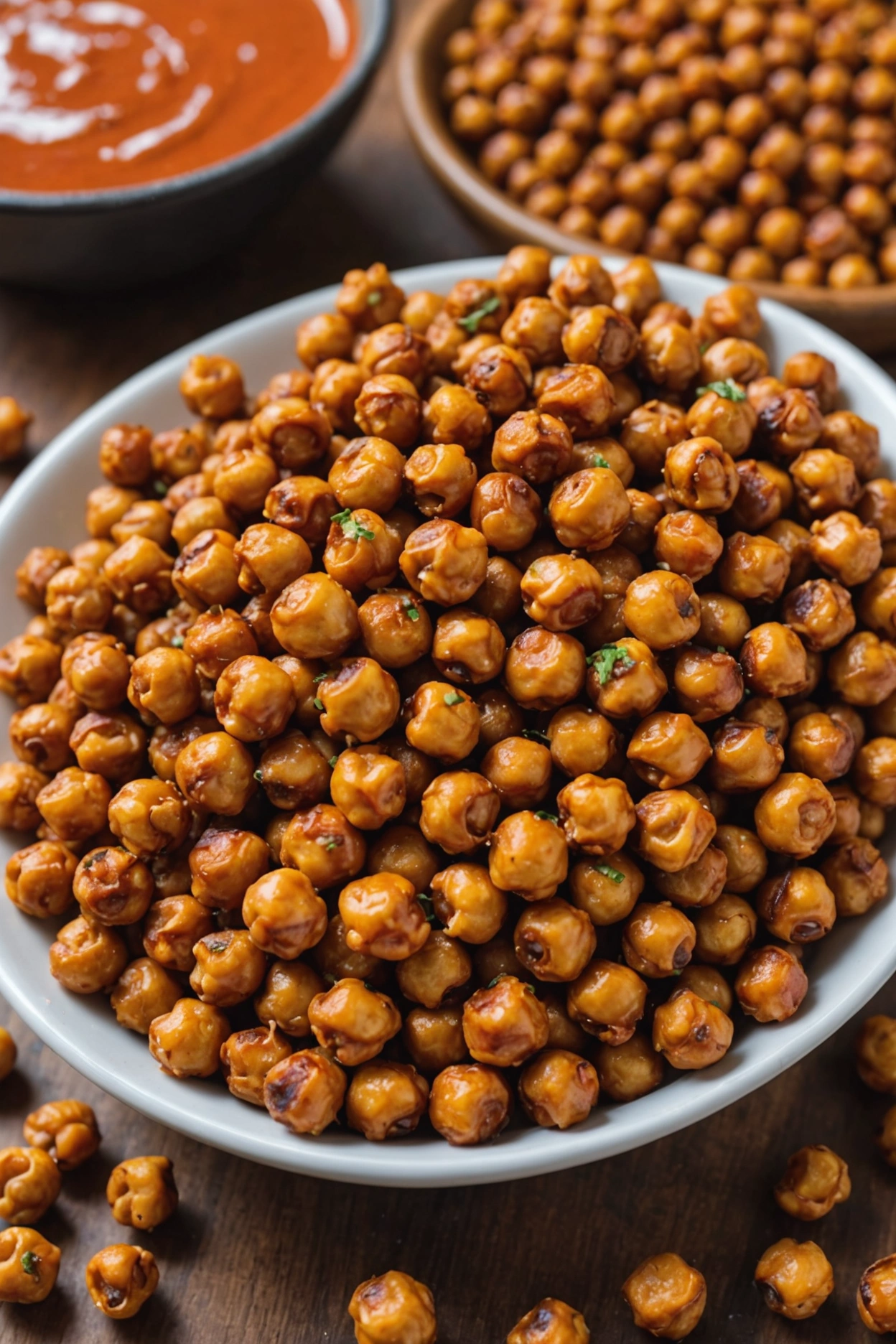 11. Sriracha Roasted Chickpeas