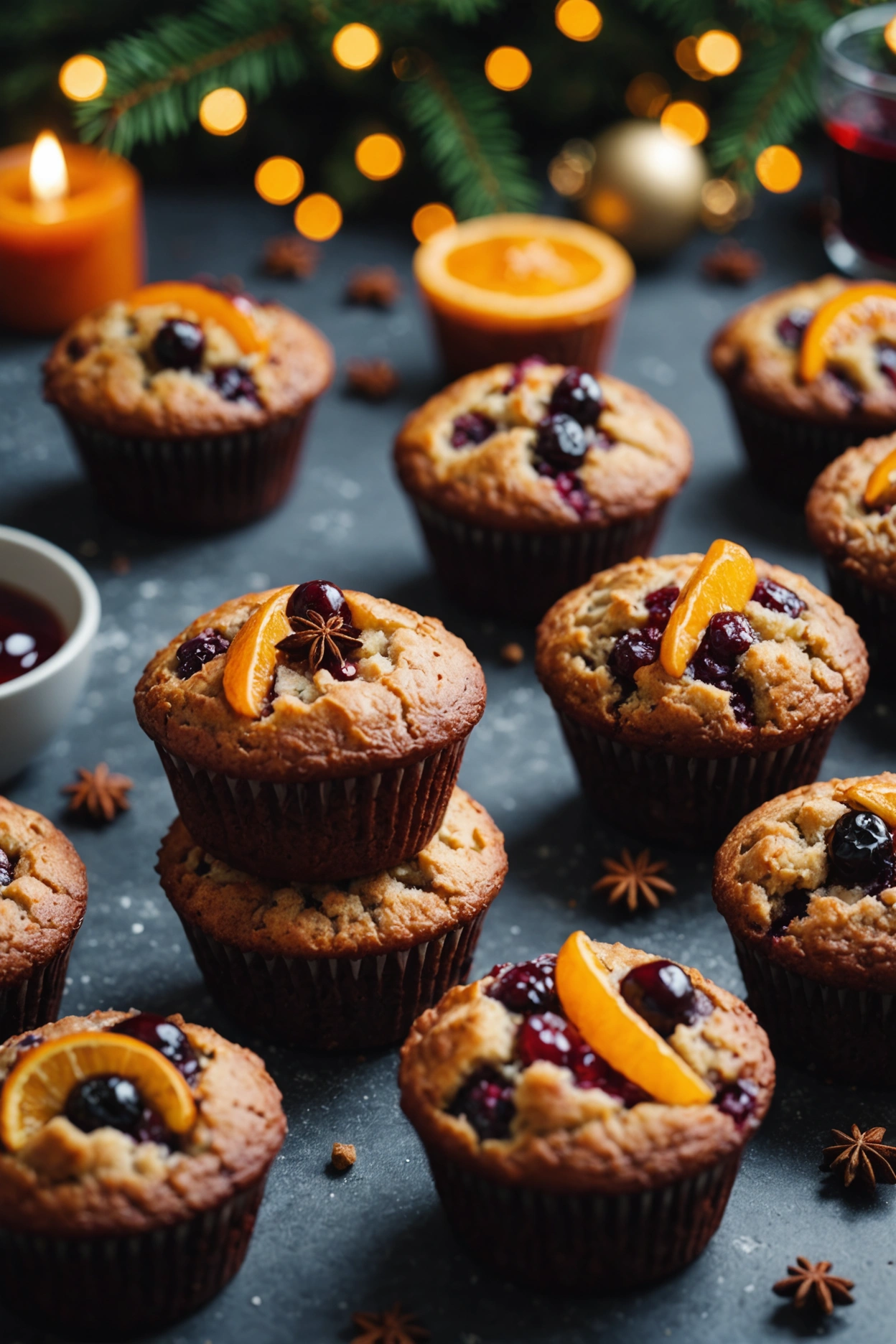 12. Mulled Wine Muffins