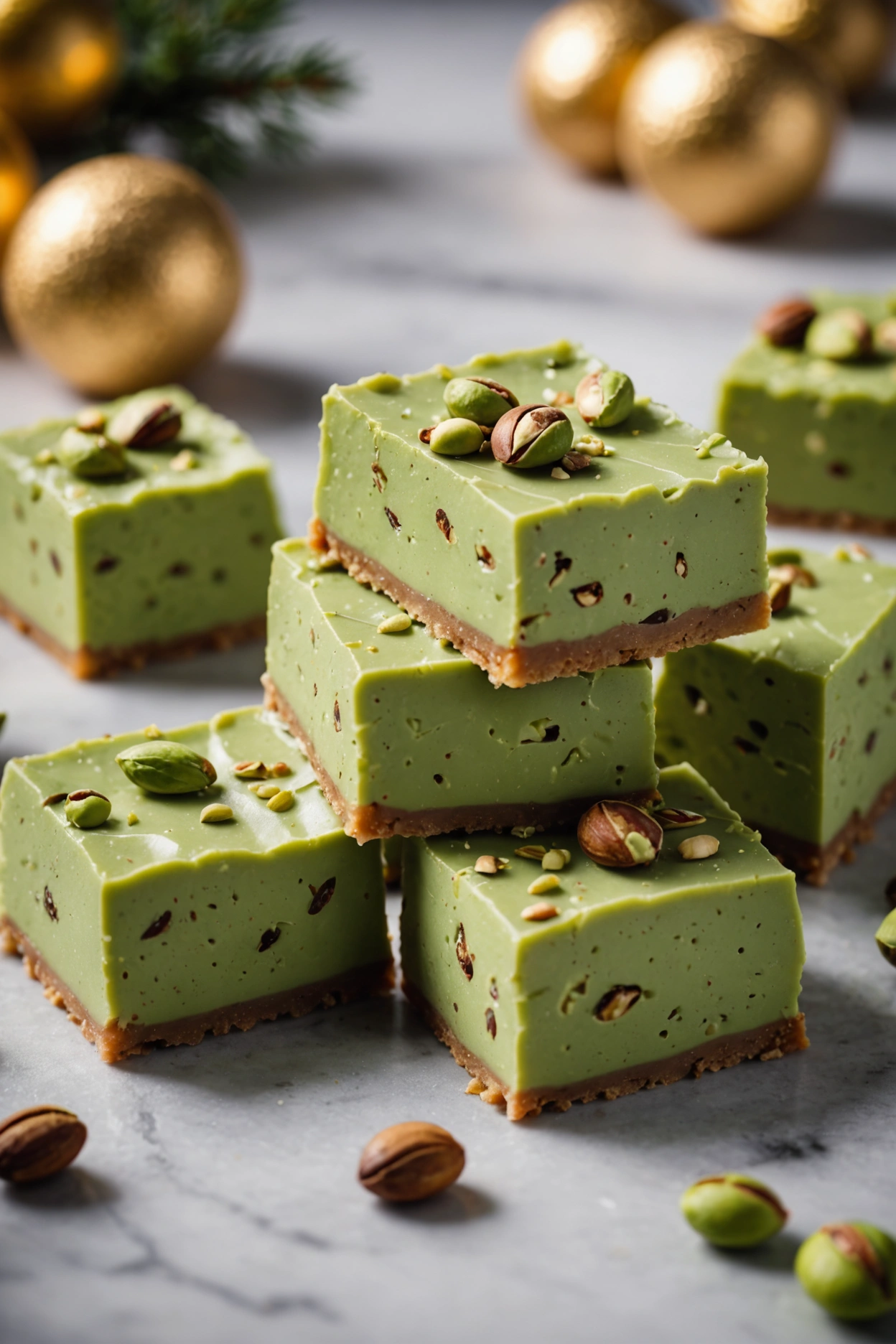 12. Pistachio Fudge