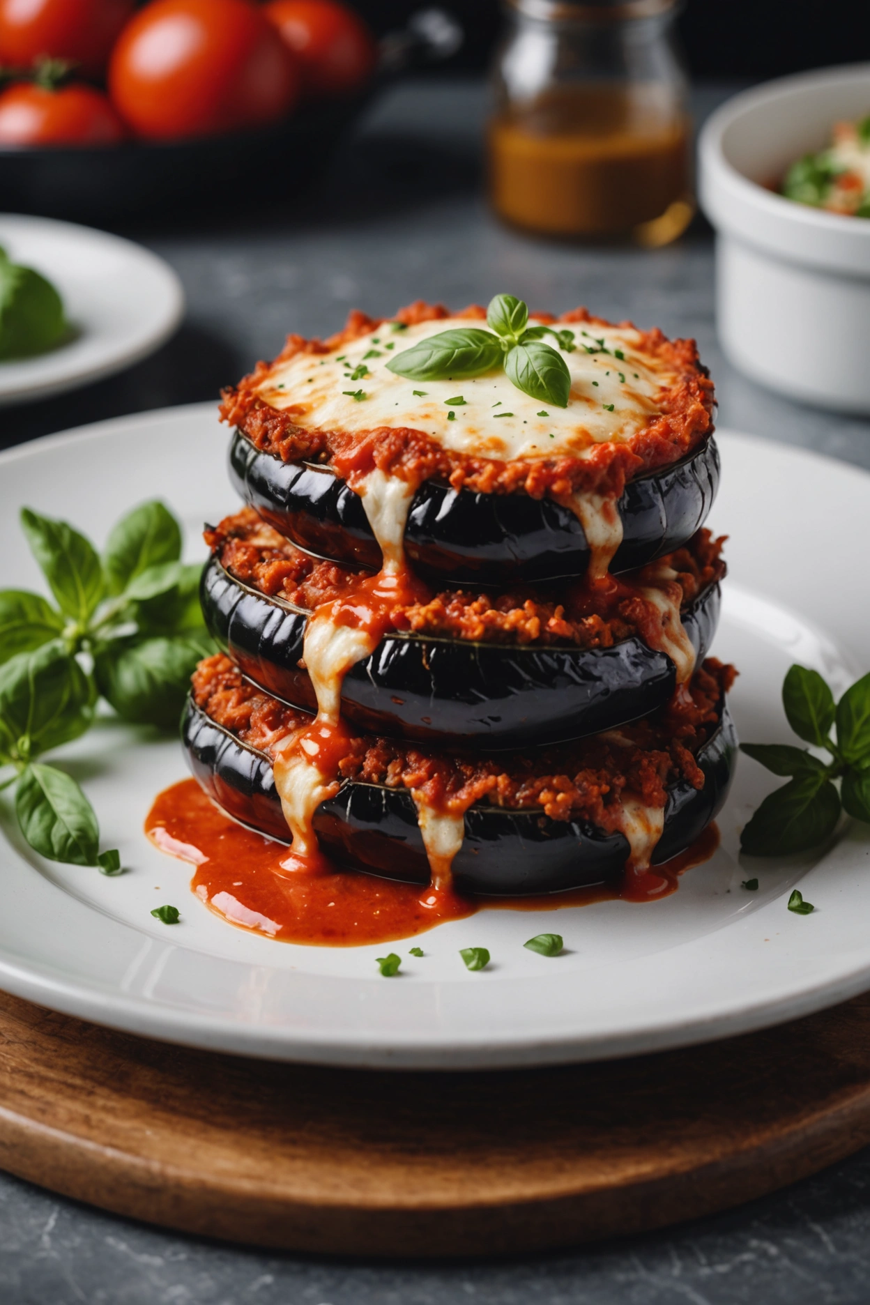 13. Baked Eggplant Parmesan