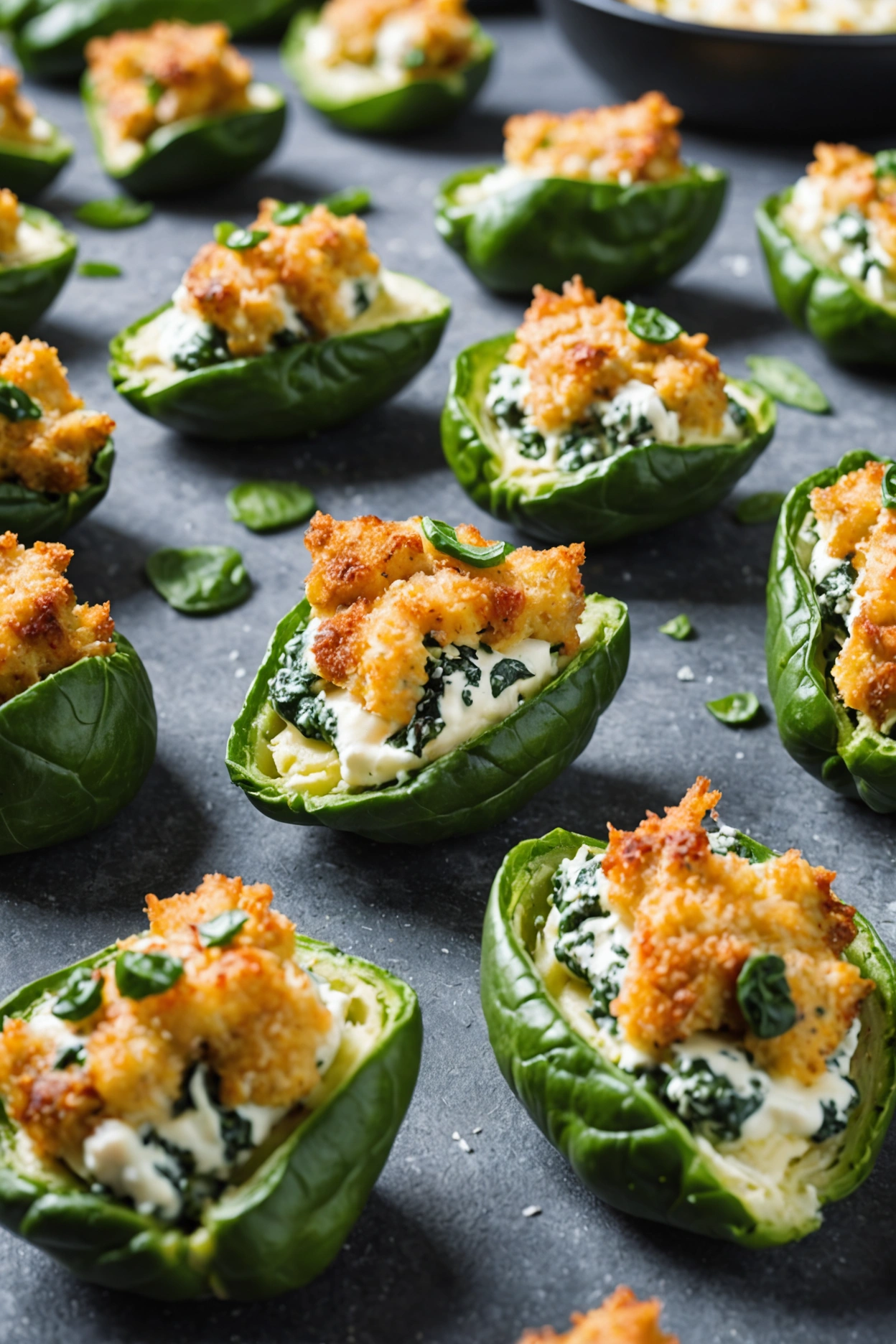 13. Spinach and Artichoke Keto Jalapeno Poppers