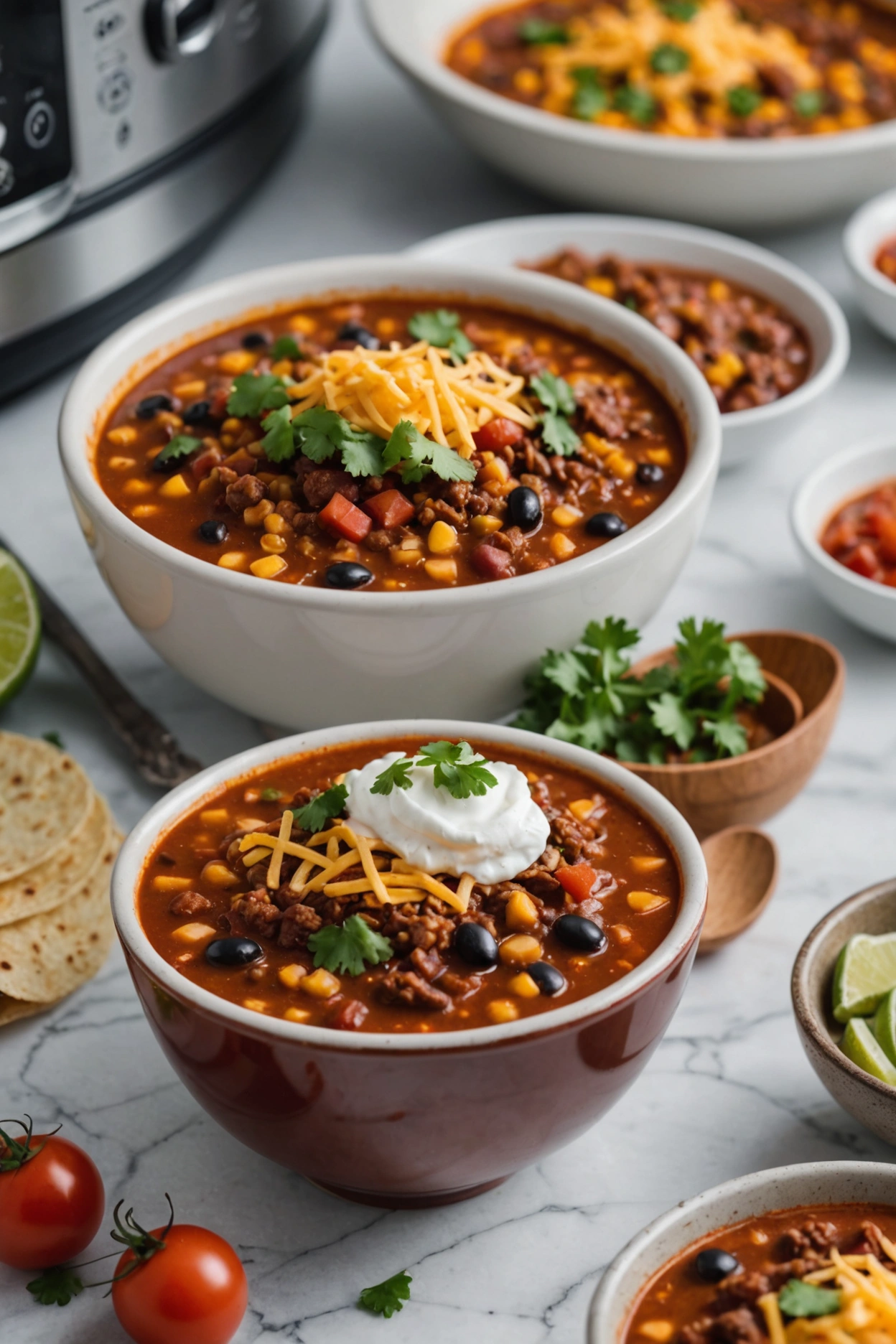 14. Crockpot Taco Soup