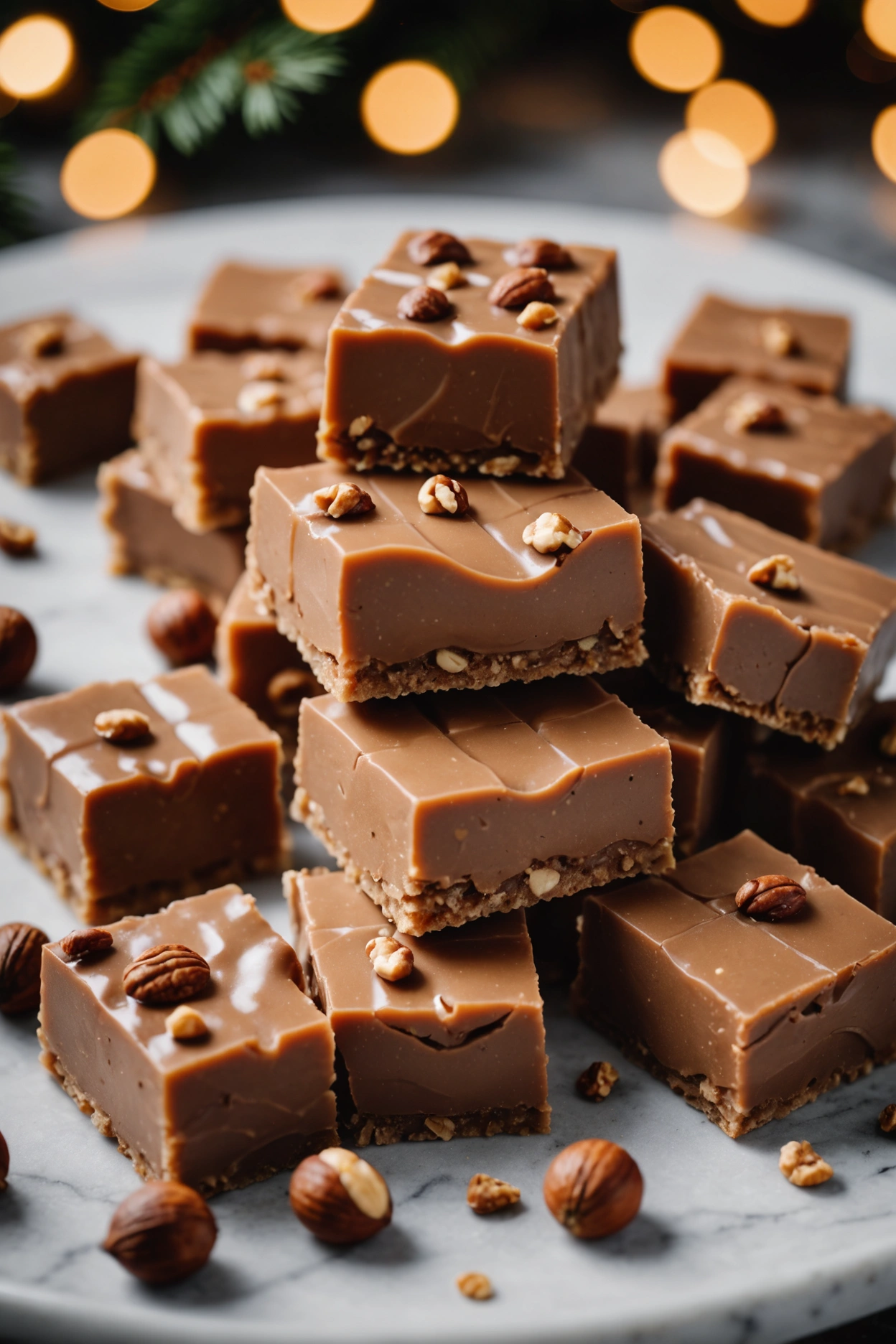 14. Hazelnut Praline Fudge