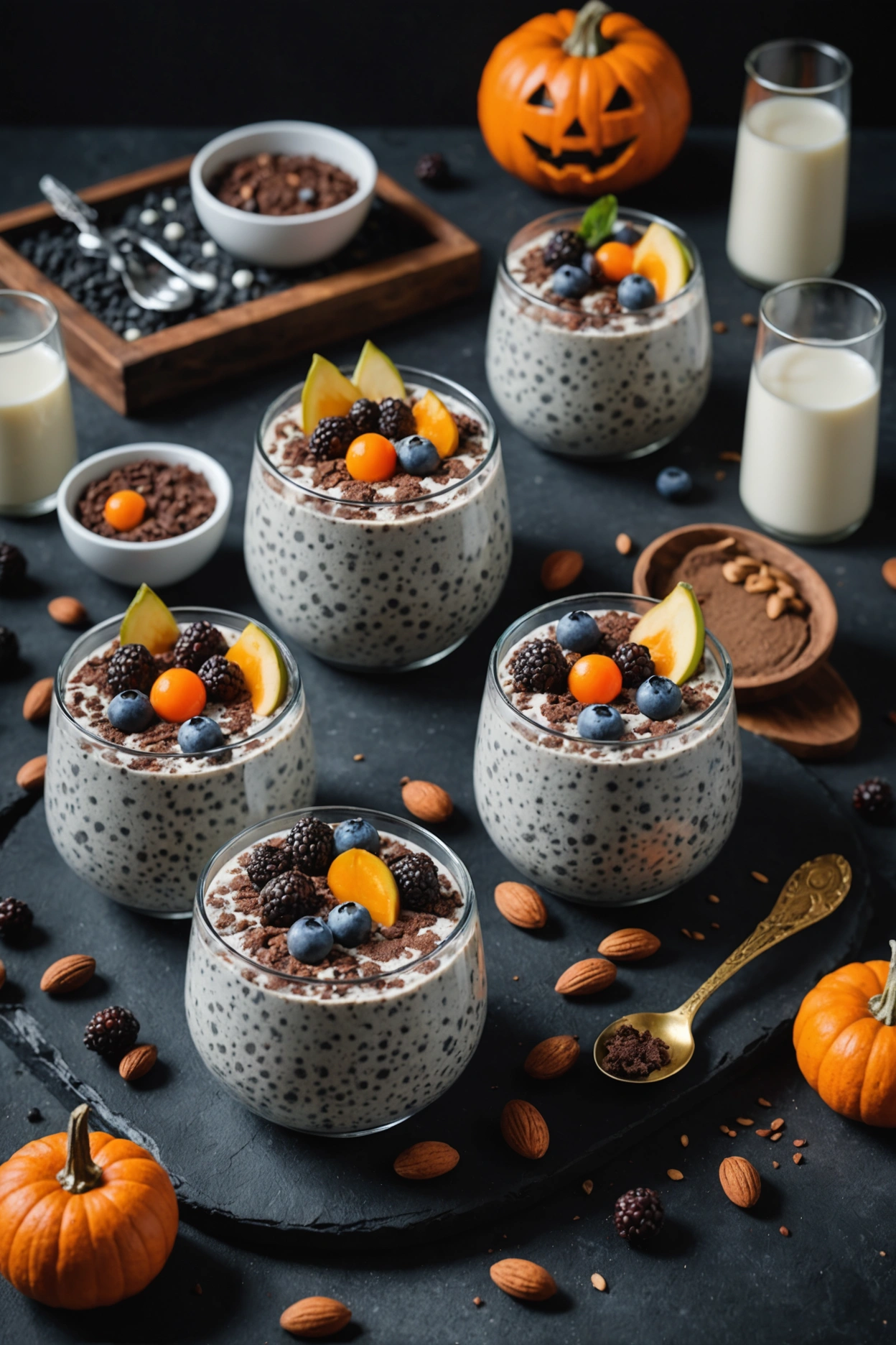 14. Keto Chia Pudding Graveyard