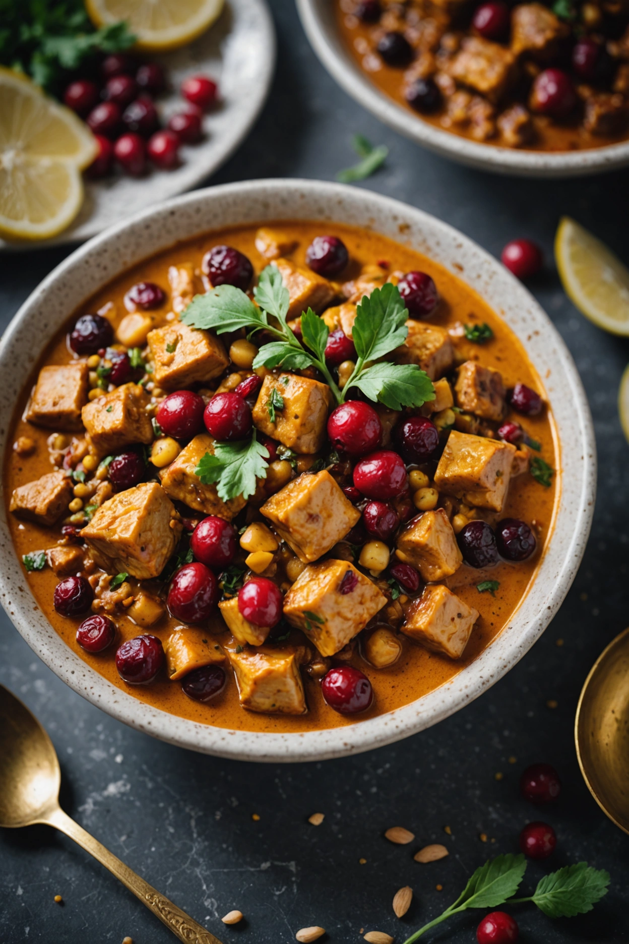 14. Turkey and Cranberry Curry