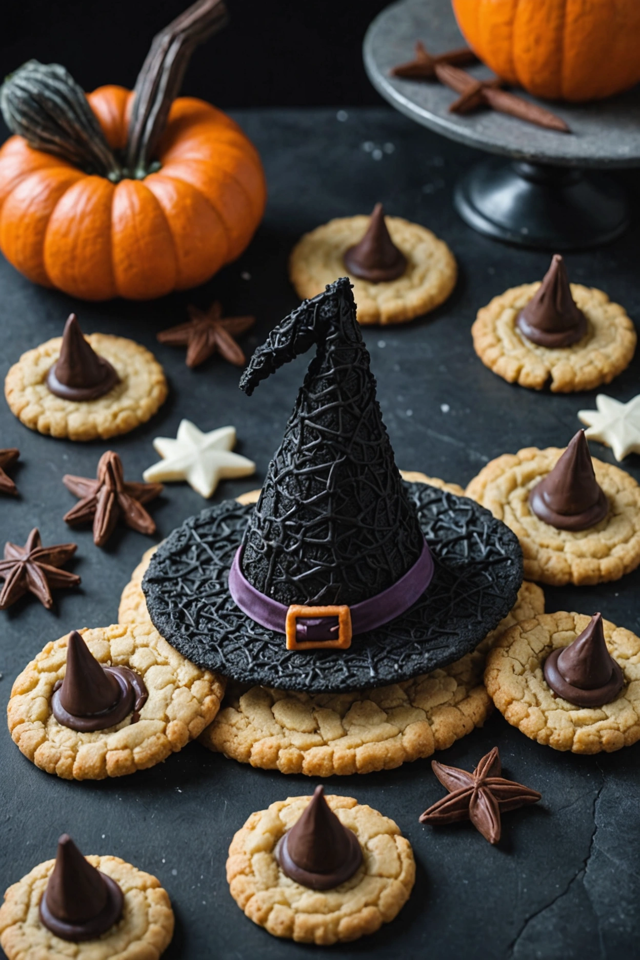 15. Low-Carb Witch Hat Cookies