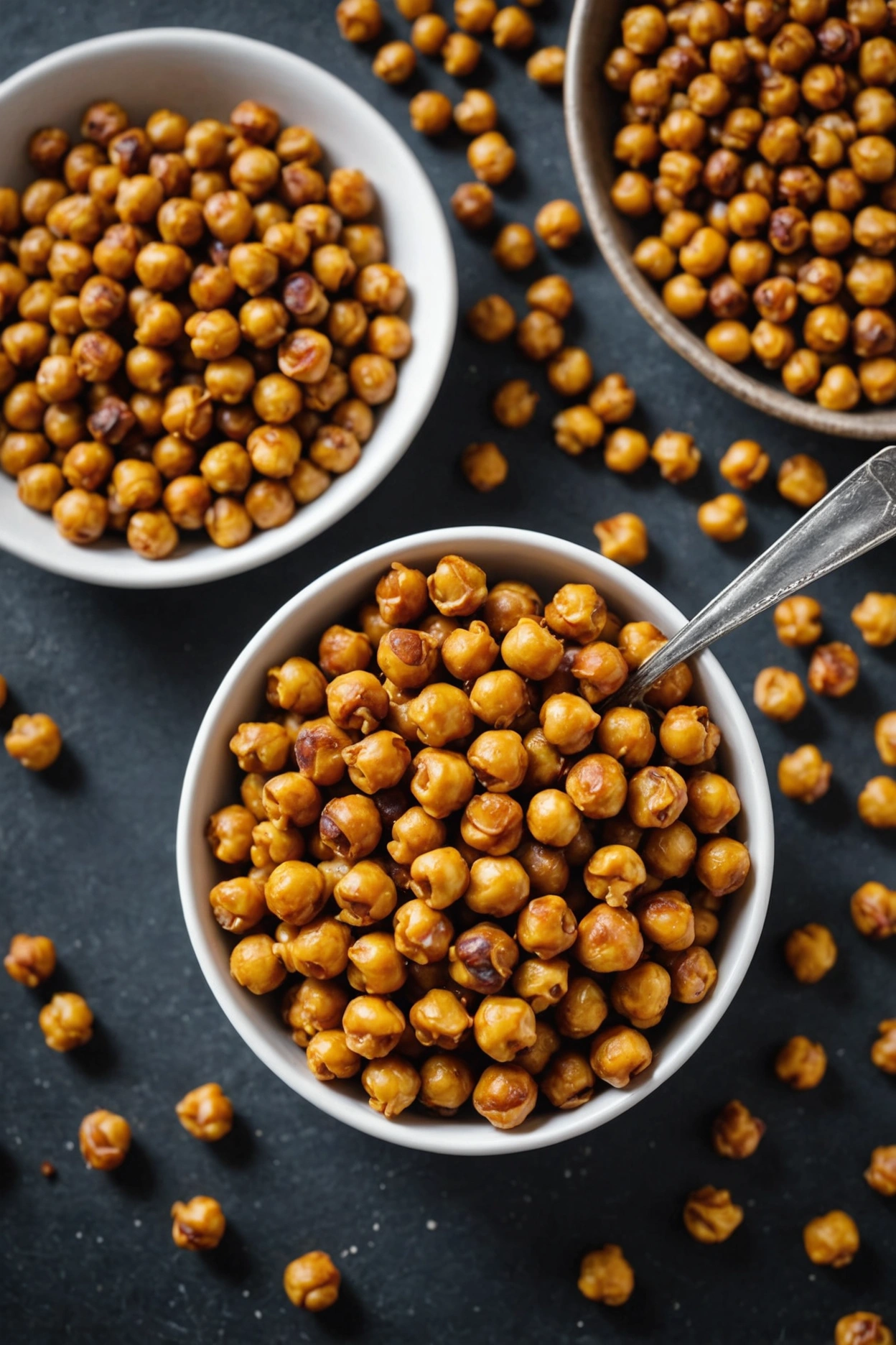 15. Maple Roasted Chickpeas