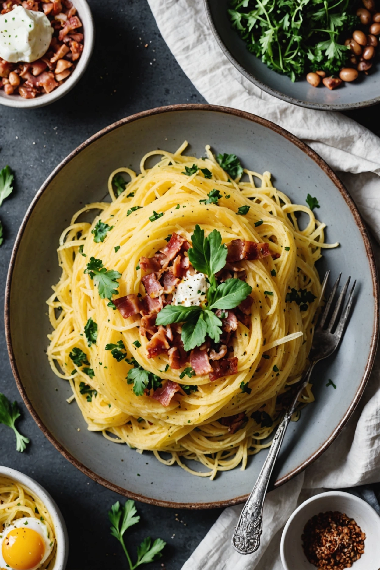 16. Spaghetti Squash Carbonara