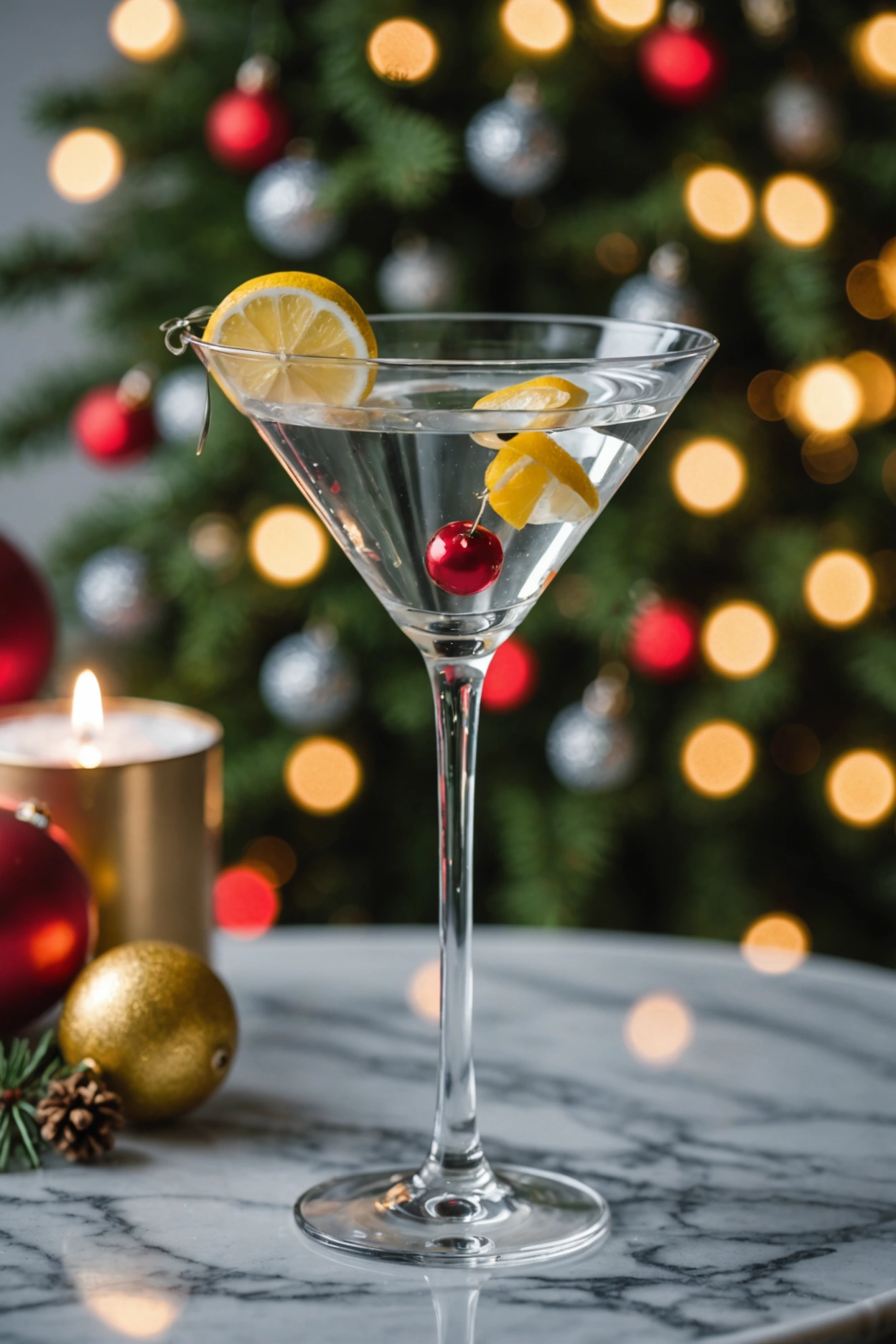 17. Sparkling Christmas Vodka Martini