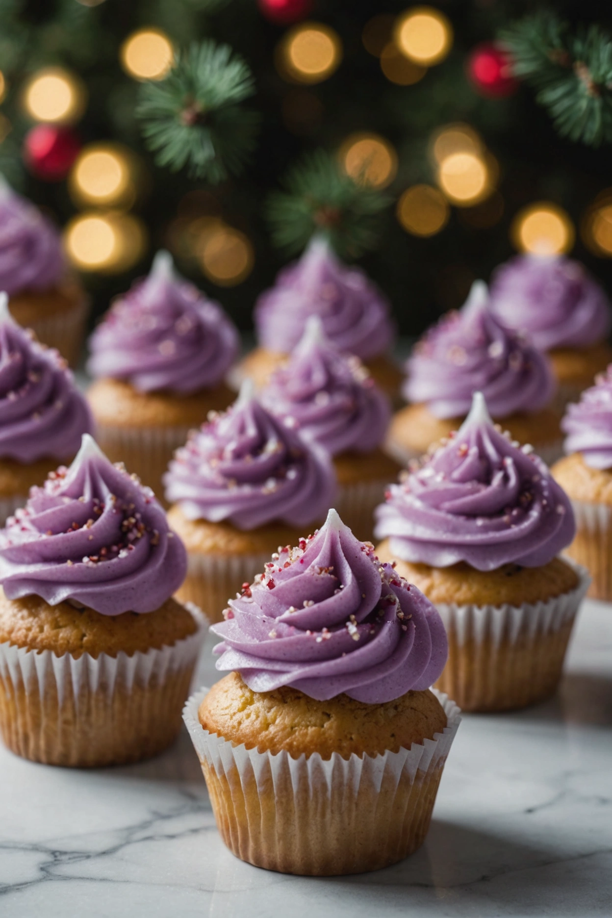 17. Sugar Plum Fairy Cupcakes