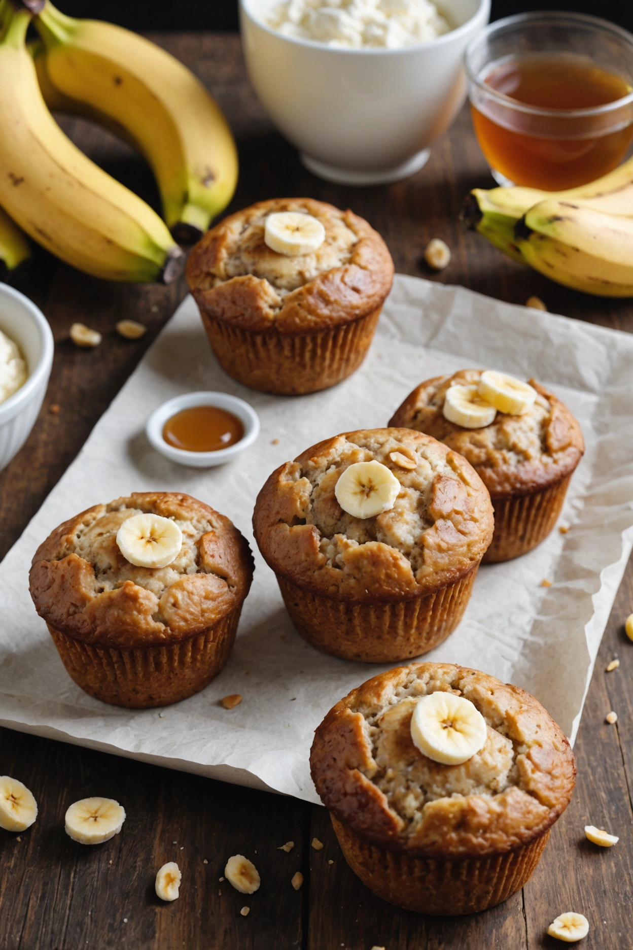 2. Banana Nut Cottage Cheese Muffin