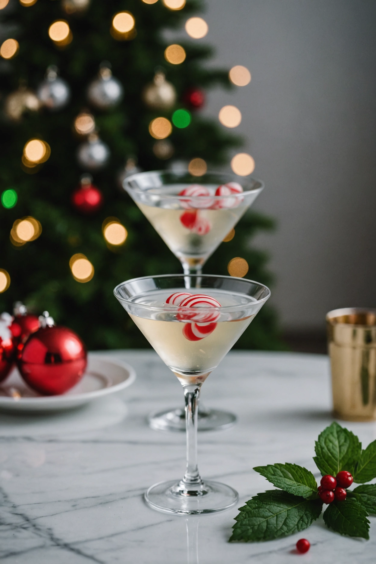 2. Peppermint Vodka Martini