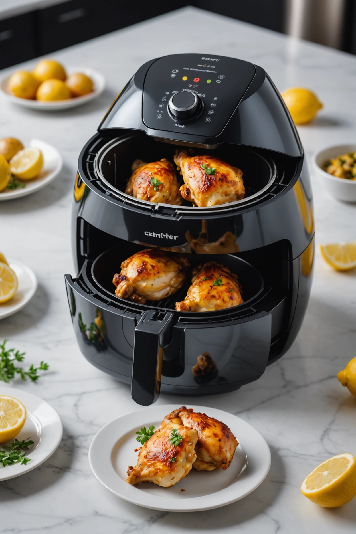 3. Air Fryer Lemon Garlic Chicken Thighs