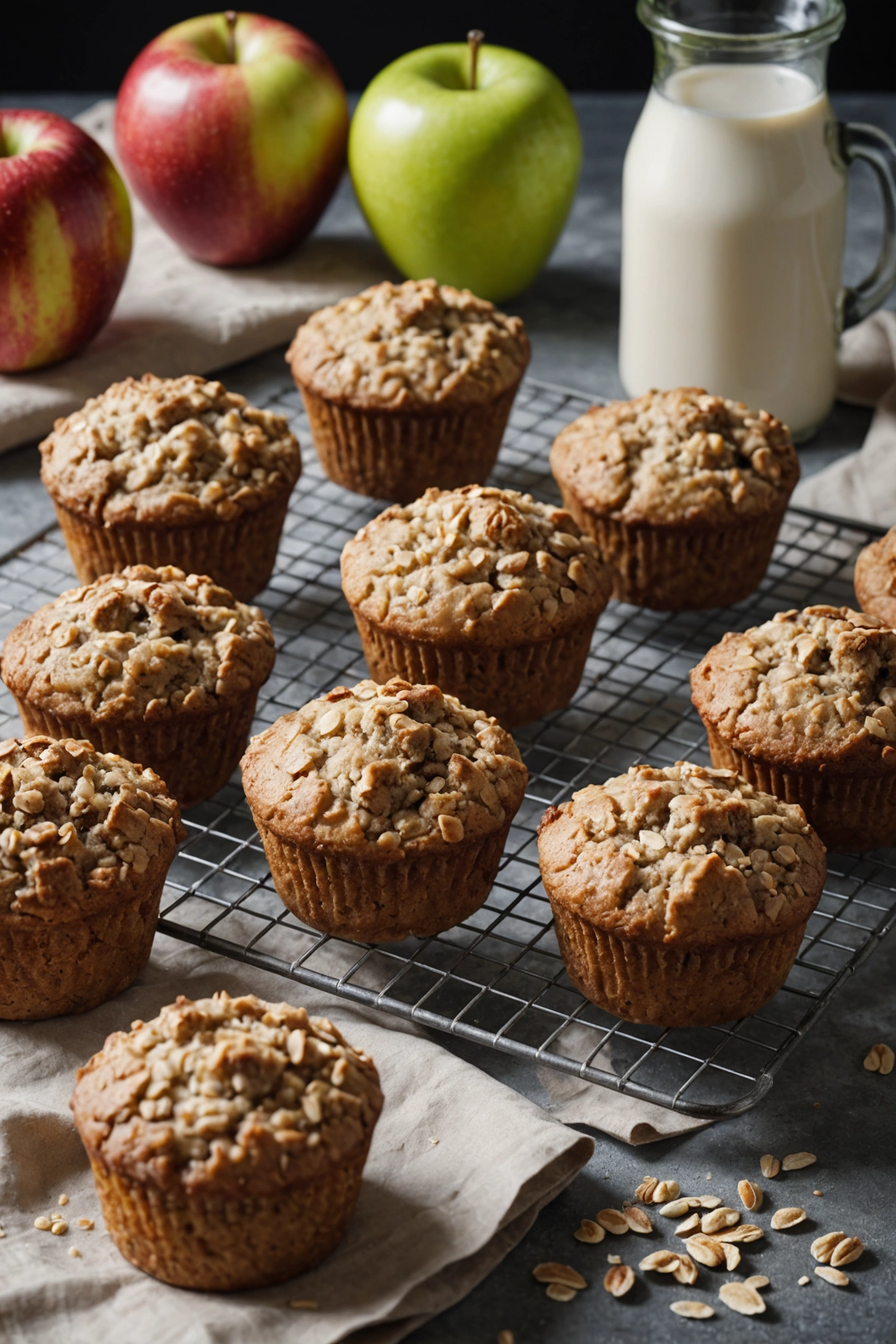 3. Apple Oatmeal Muffins