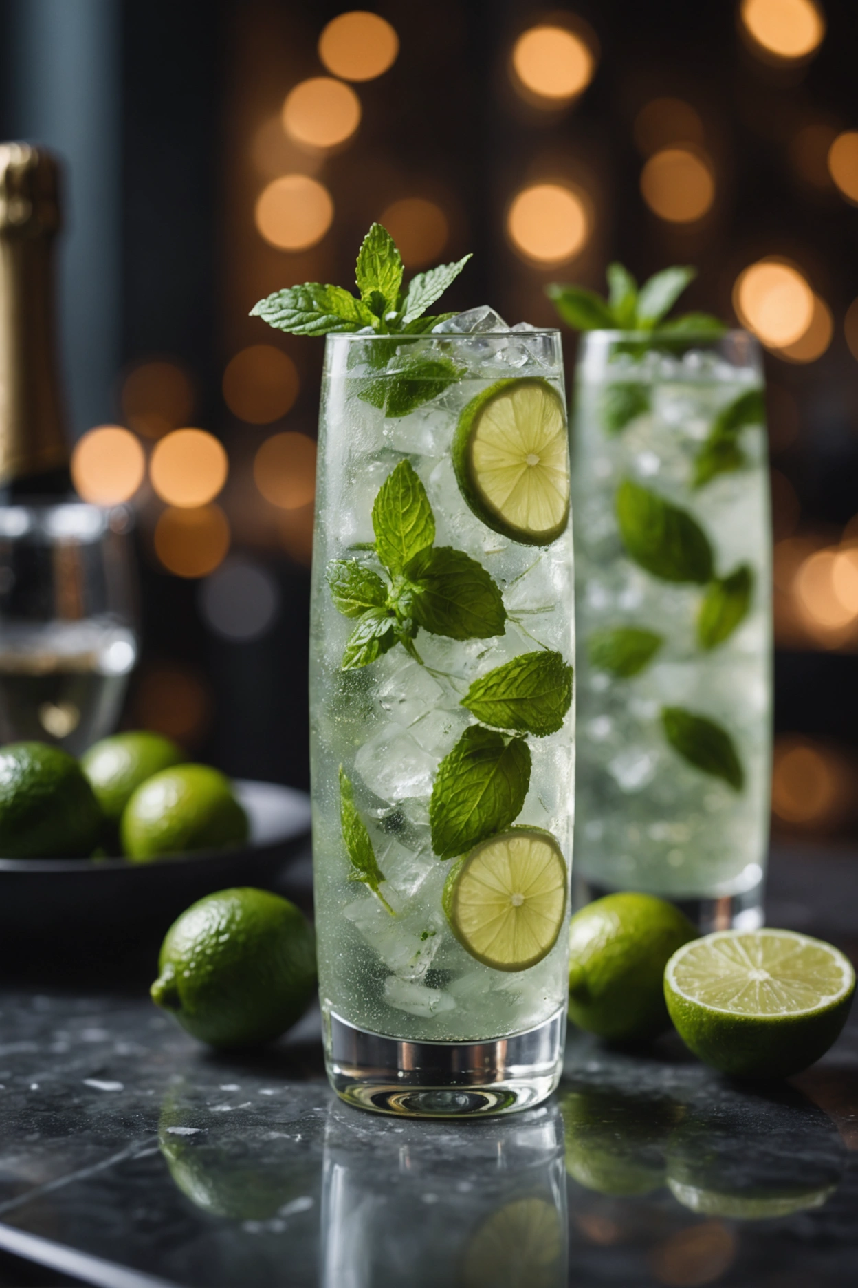 3. Champagne Mojito