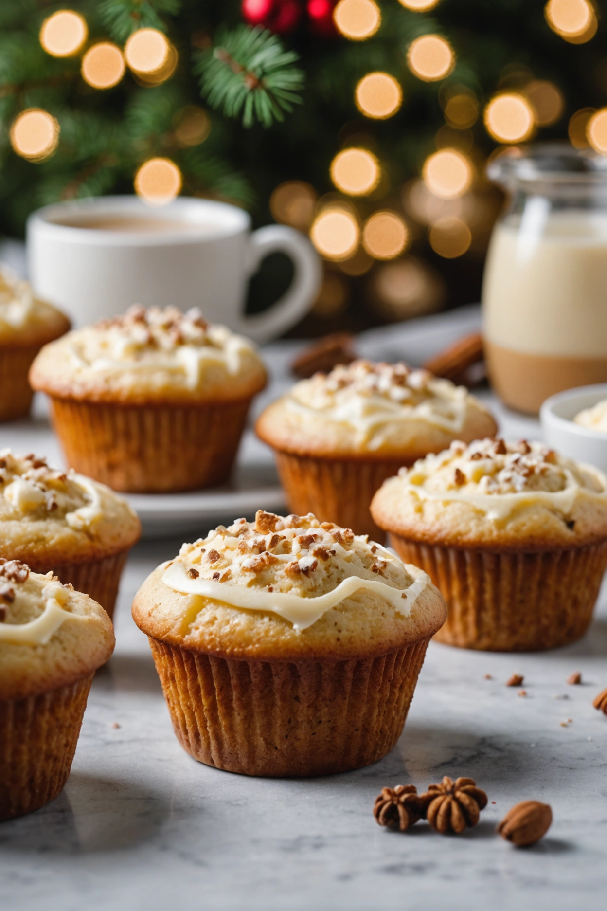 3. Eggnog Muffins