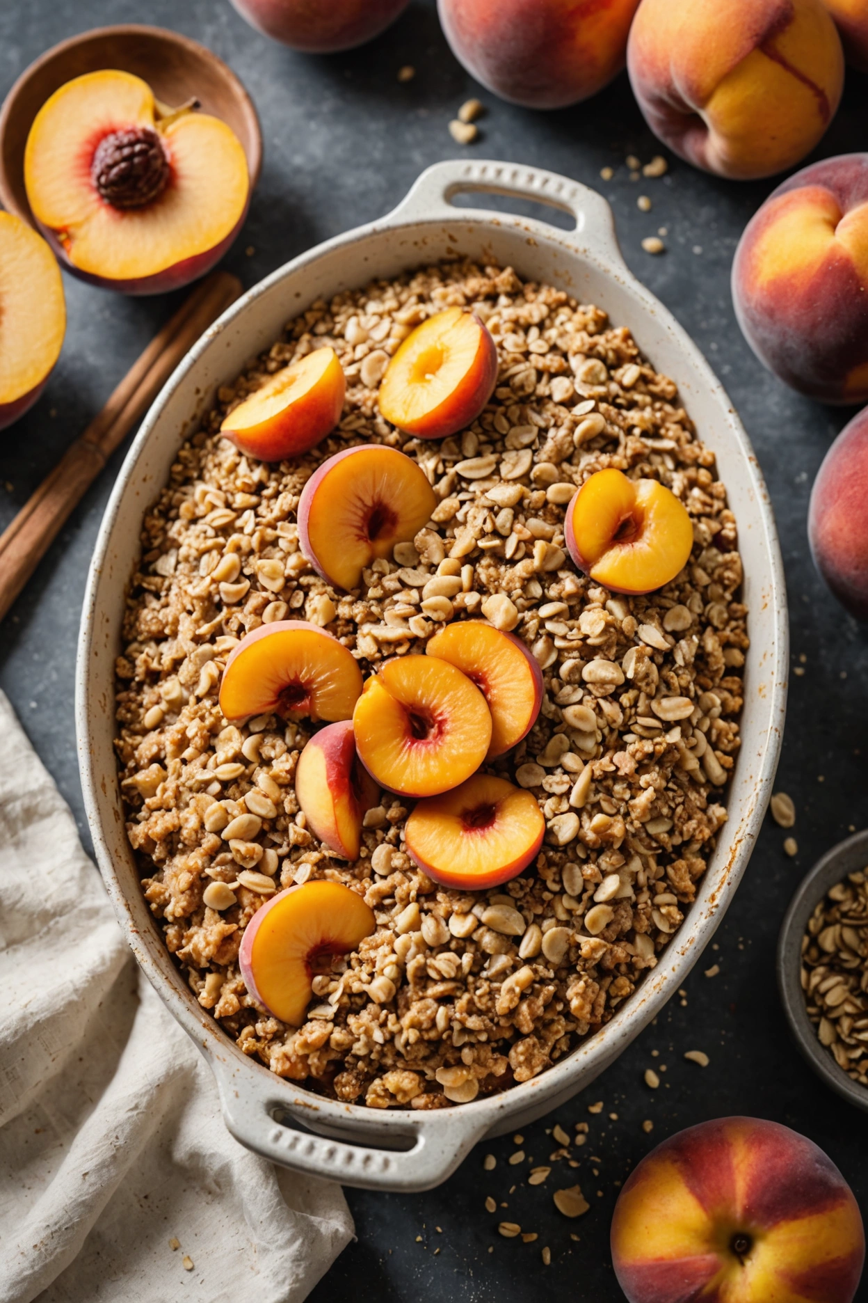 3. Peach Crumble