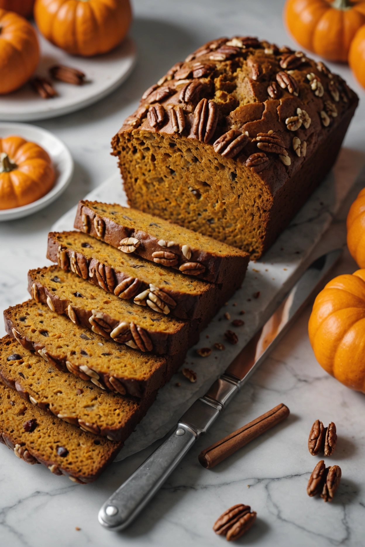 3. Pumpkin Pecan Bread