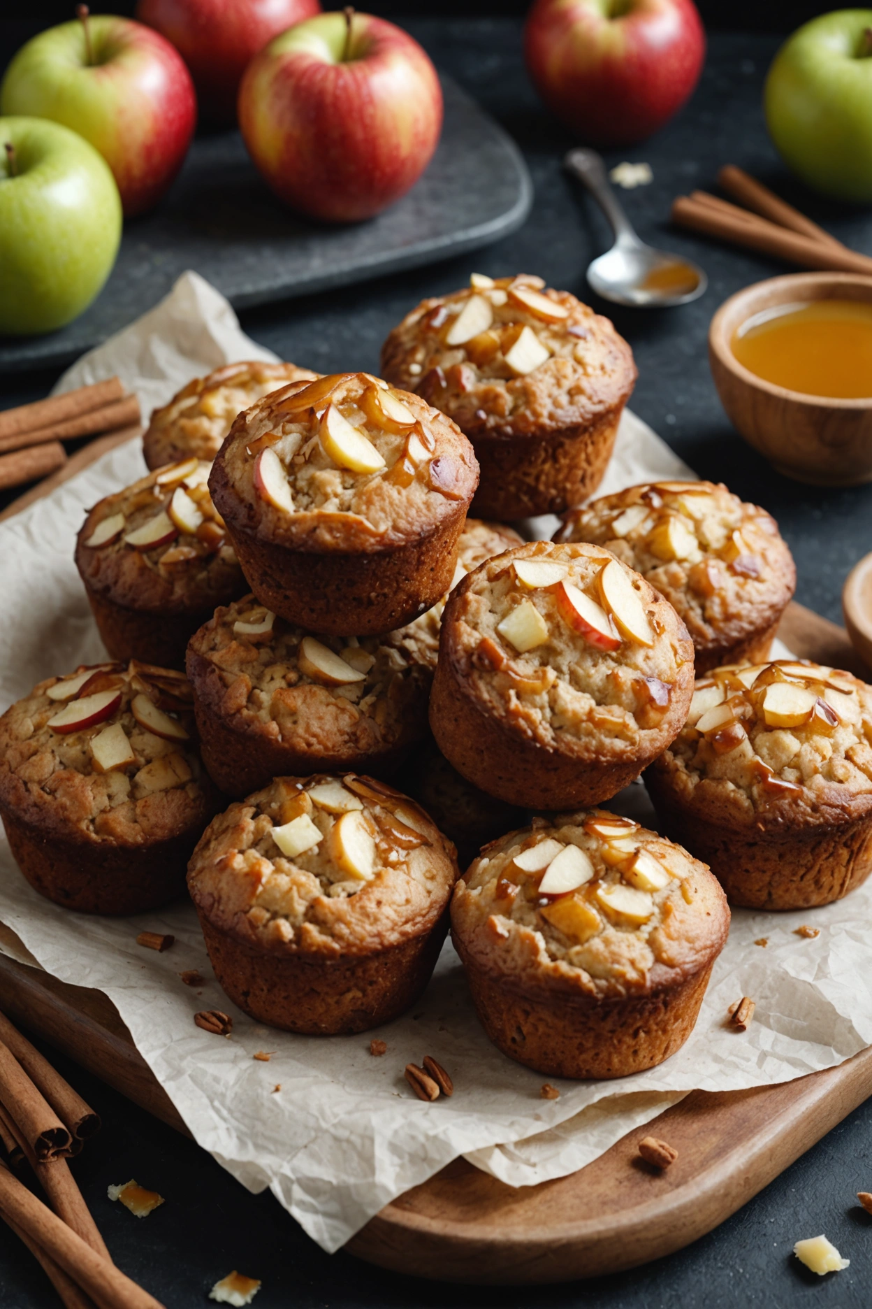 4. Apple Cinnamon Cottage Cheese Muffin